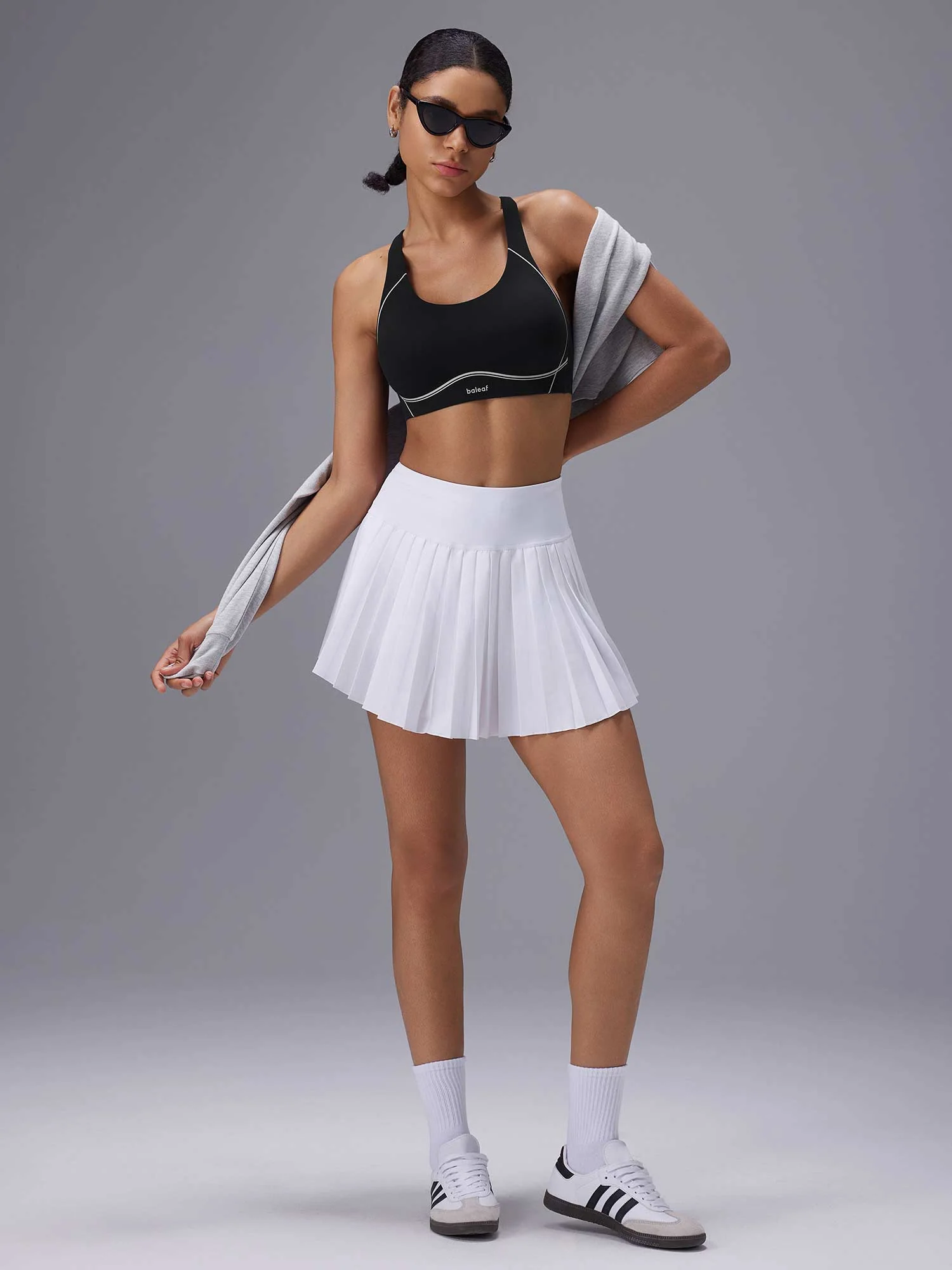 Freeleaf Printed Spaghetti Strap Sports Bra