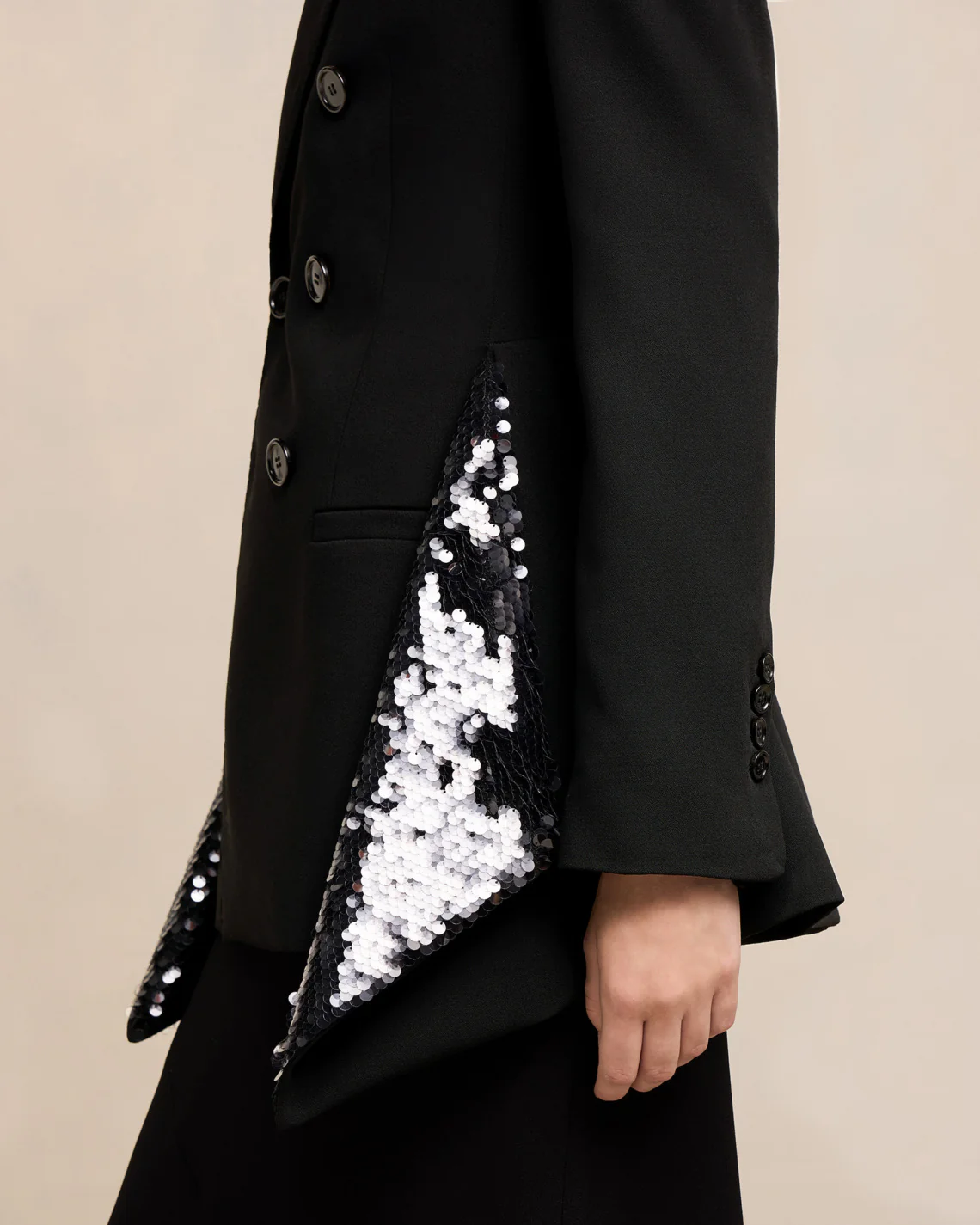 Embroidered Peplum Jacket