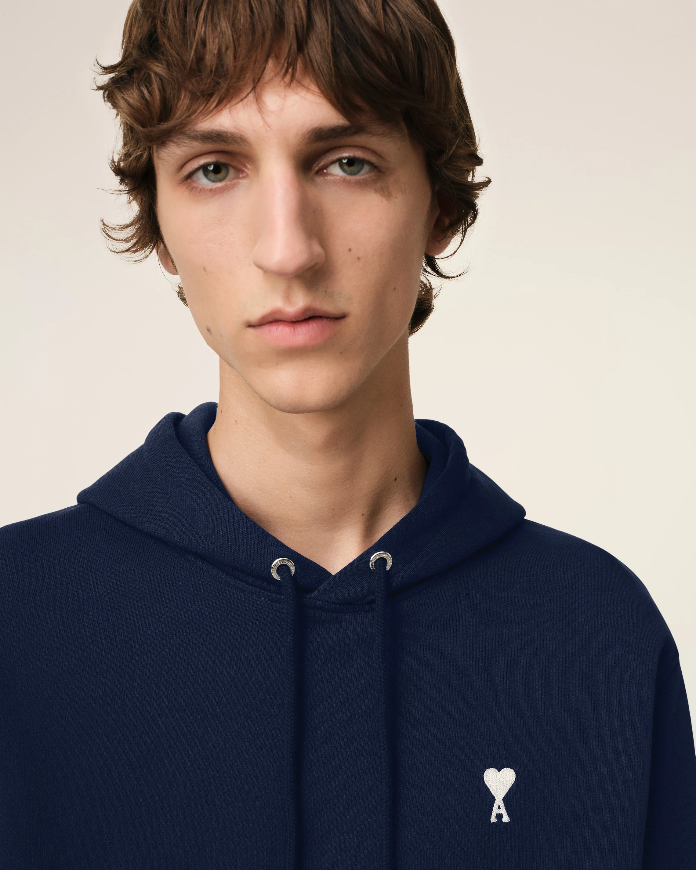 Navy Cotton Ami de Coeur Hoodie
