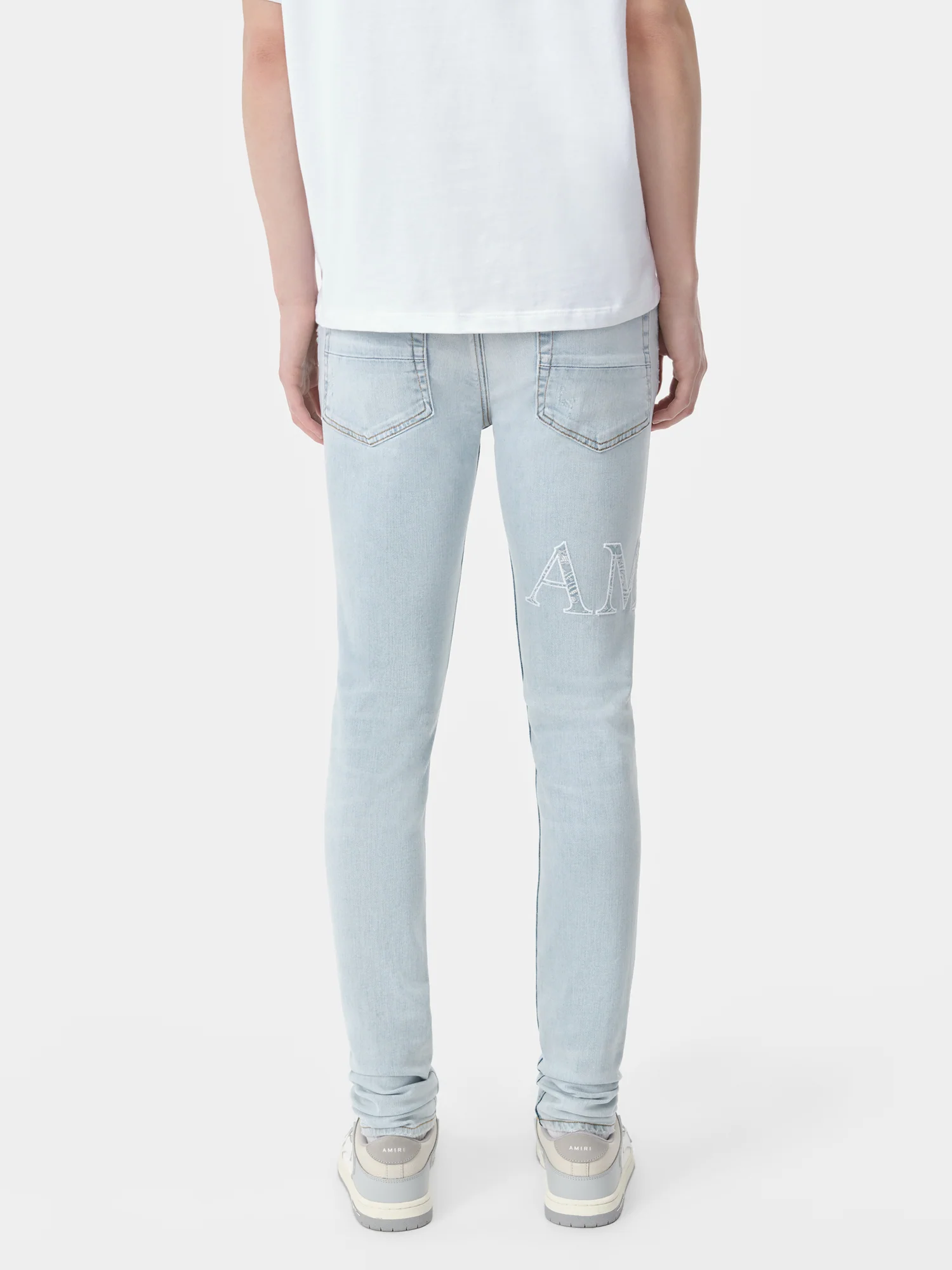 BANDANA JACQUARD LOGO JEAN - Sky Indigo