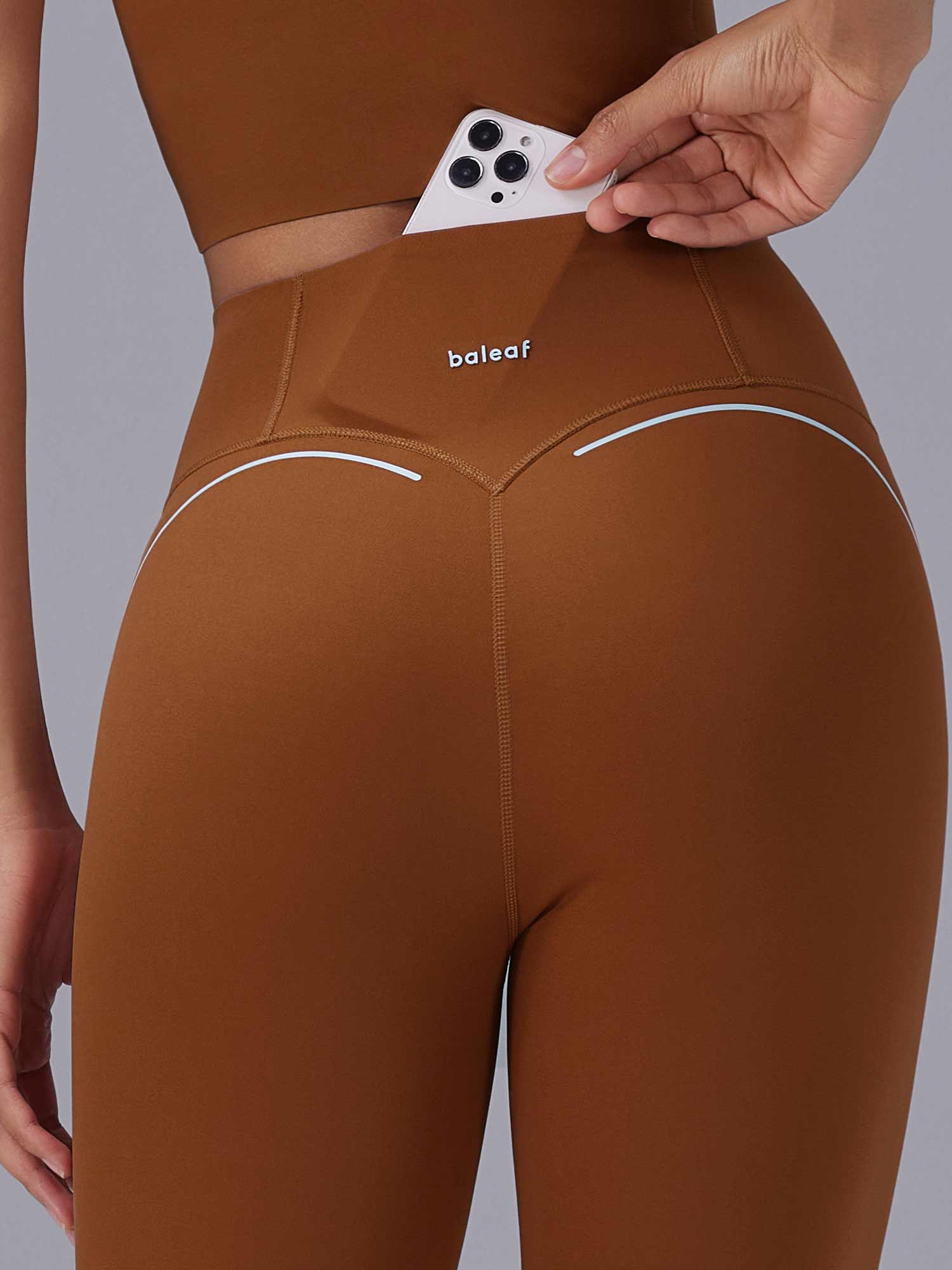 Freeleaf 19 High Rise Stripe Print Capris