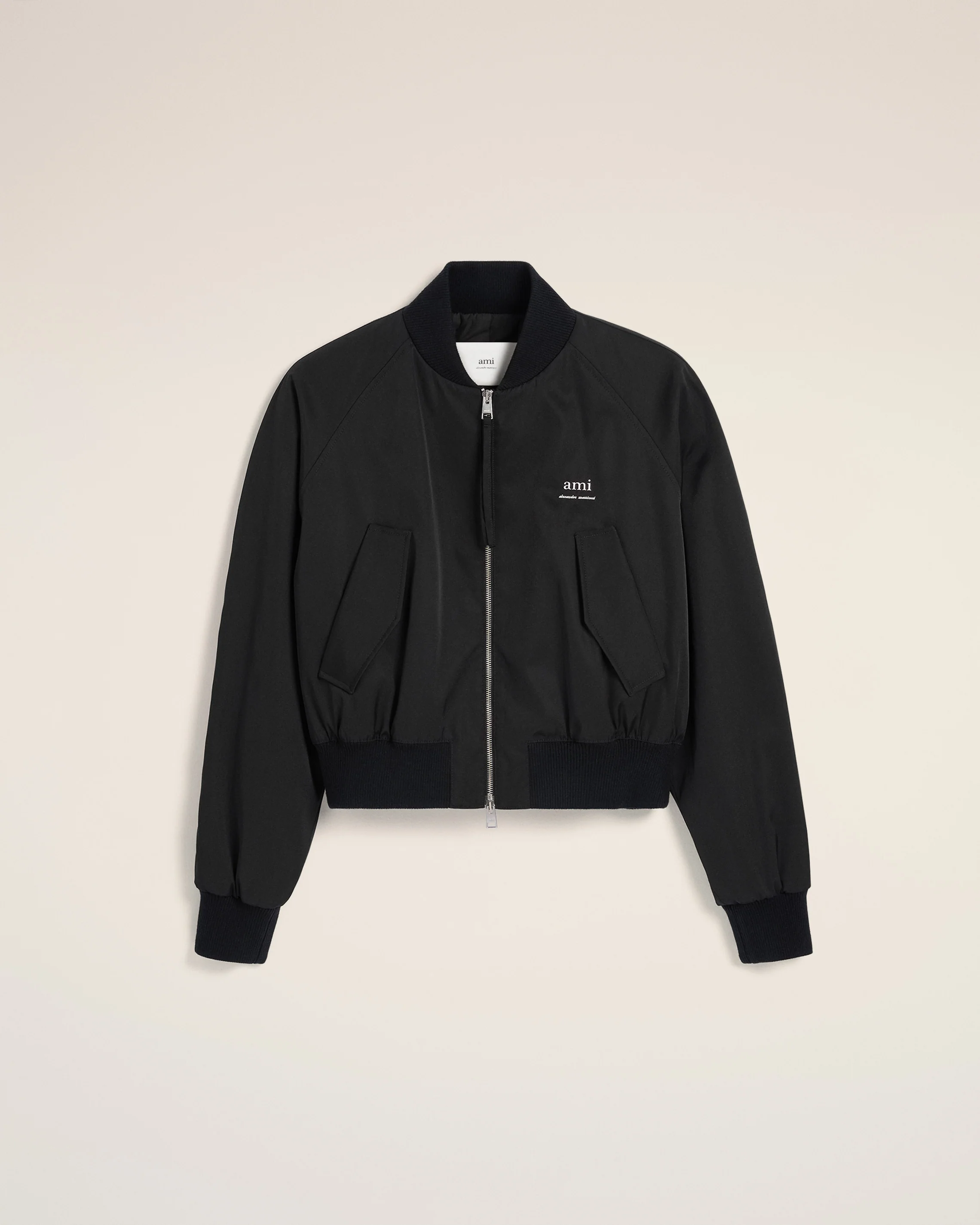 Black Twill Bomber