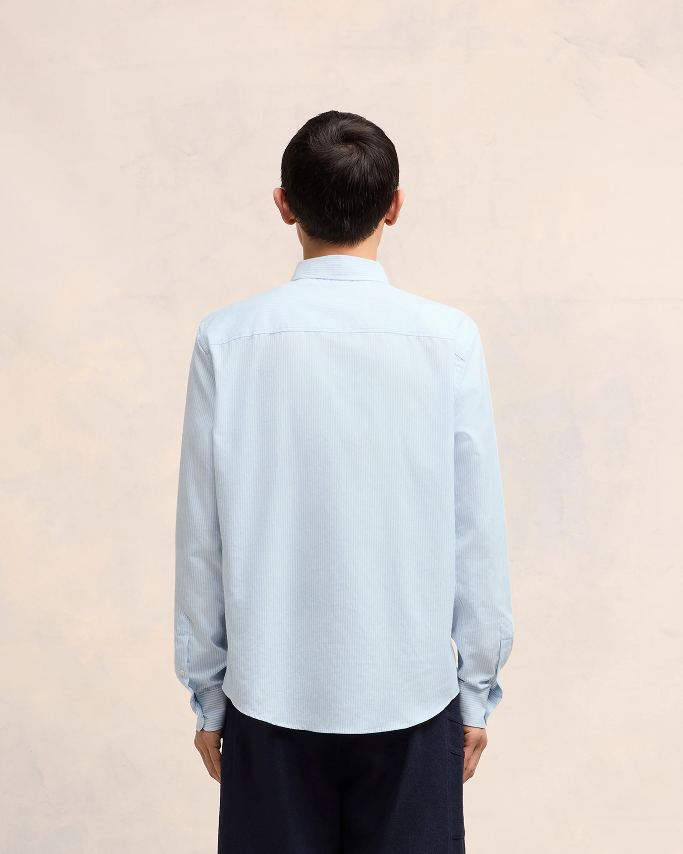 Blue Cotton Button-Down Ami de Coeur Shirt