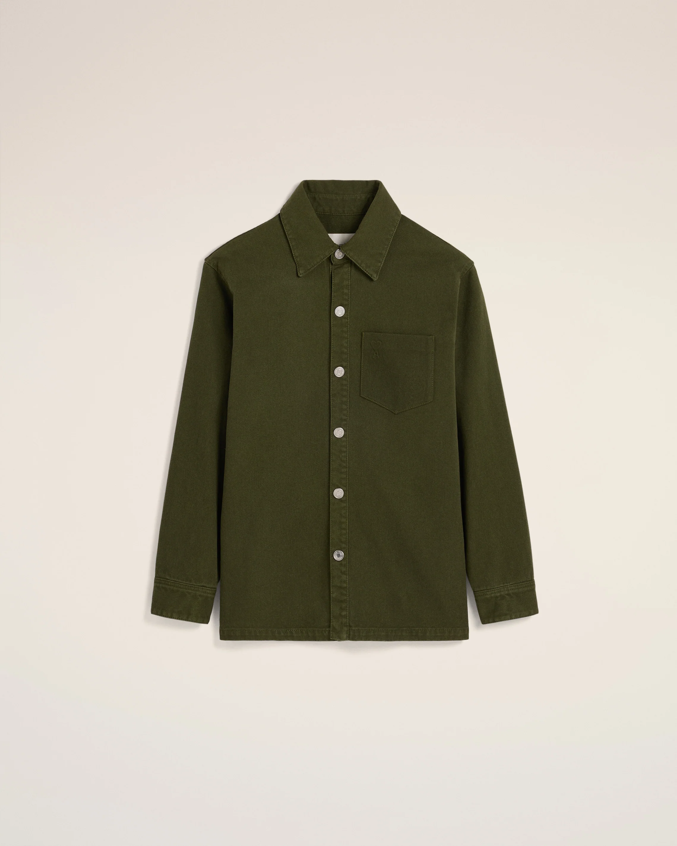 Green Cotton Ami de Coeur Overshirt