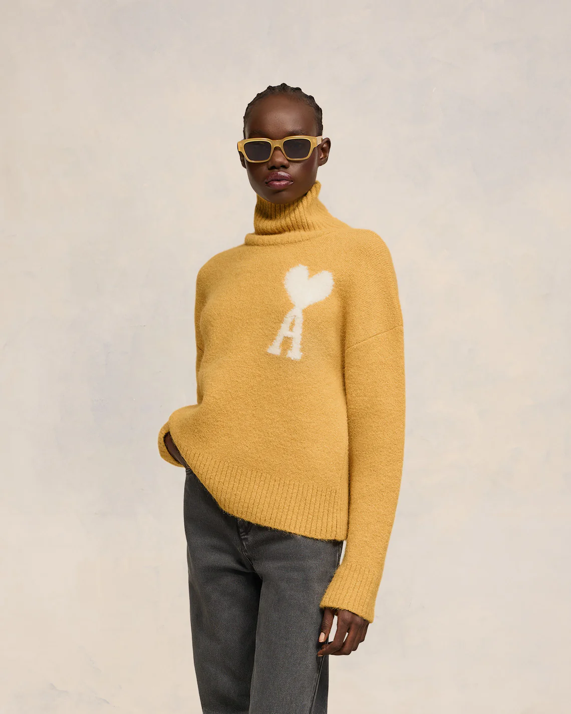 Off-White Ami de Coeur Funnel Neck Sweater