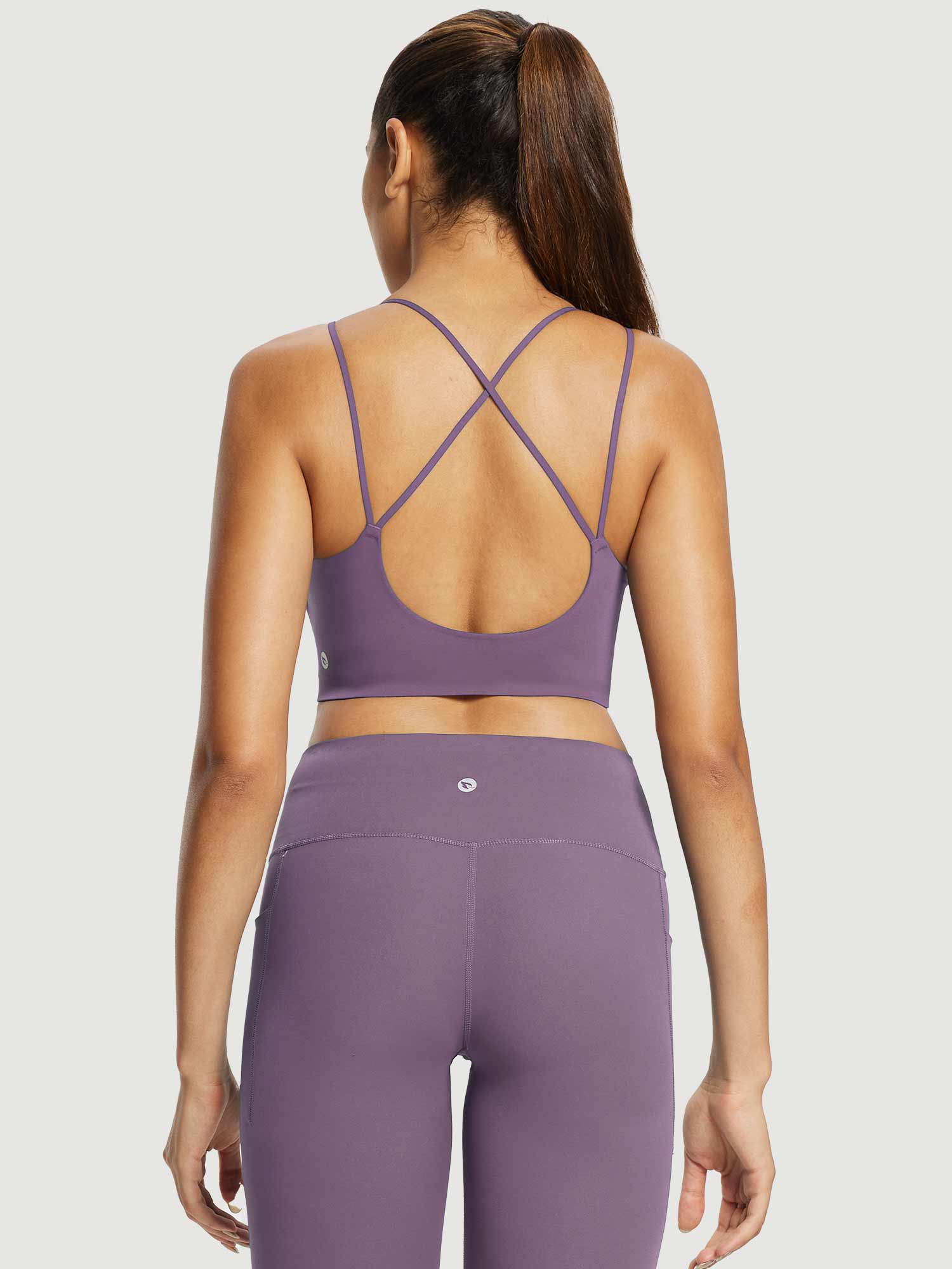 Freeleaf Cross-Strap Low-Impact Sports Bra