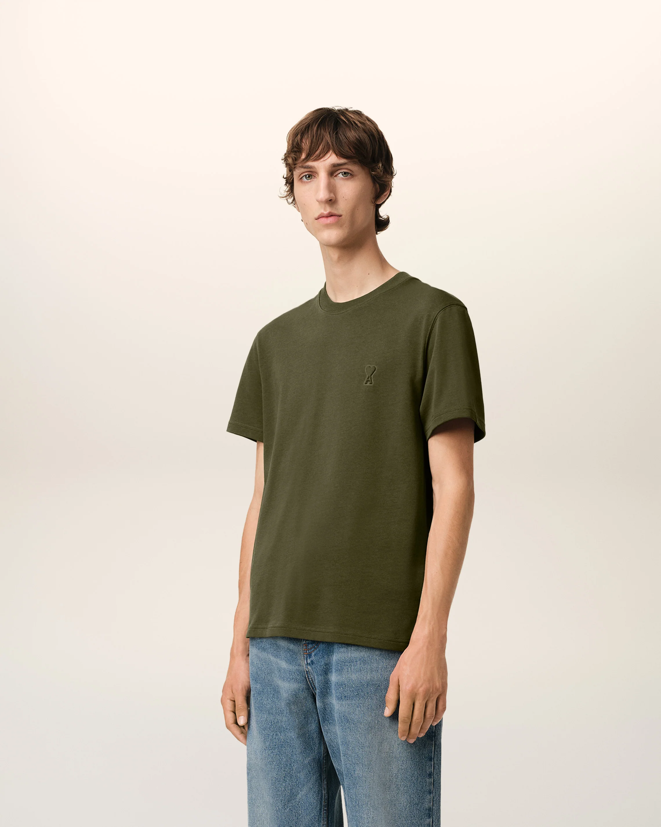 Green Cotton Ami de Coeur T-Shirt