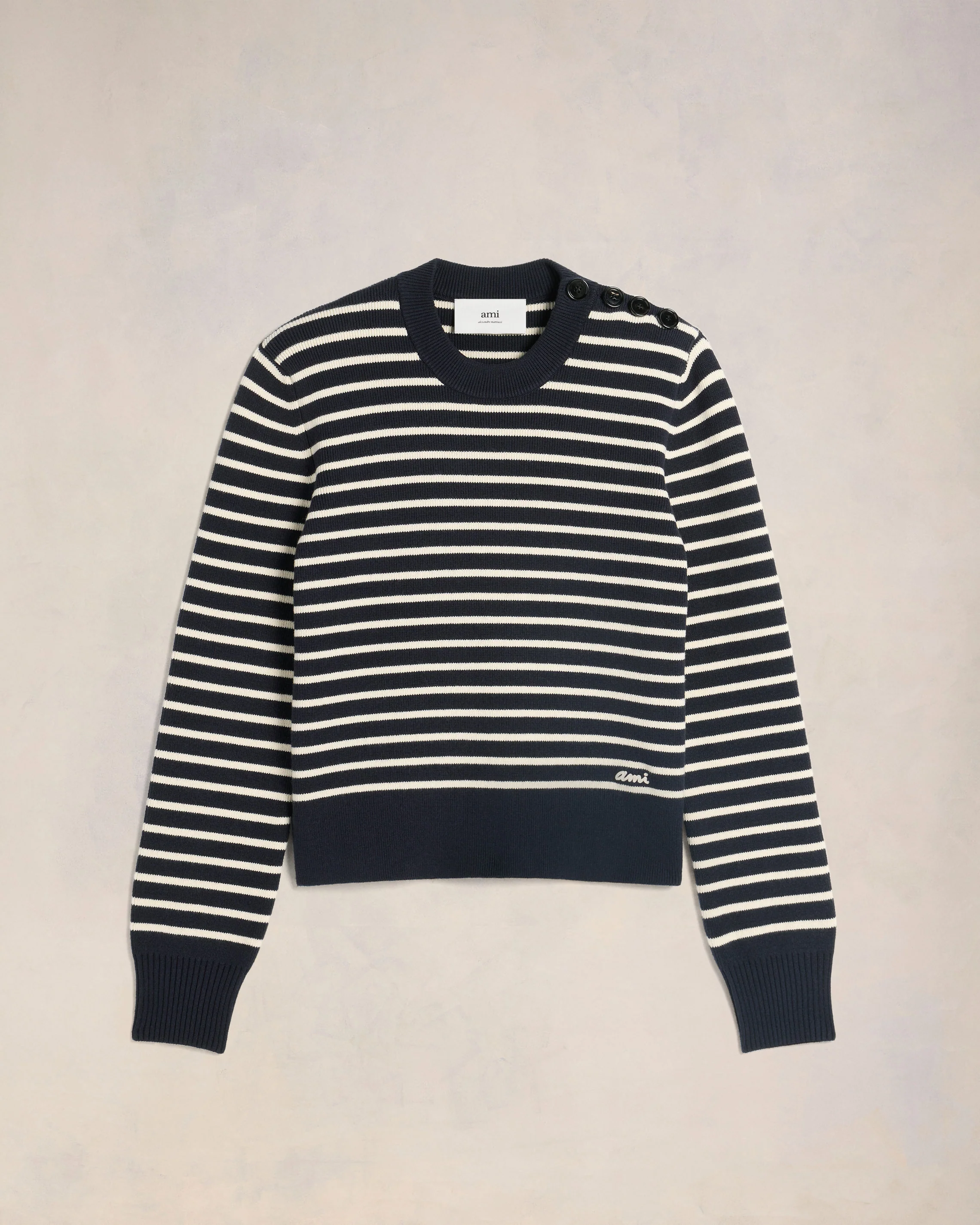 Striped Sailor Crew Neck Sweater