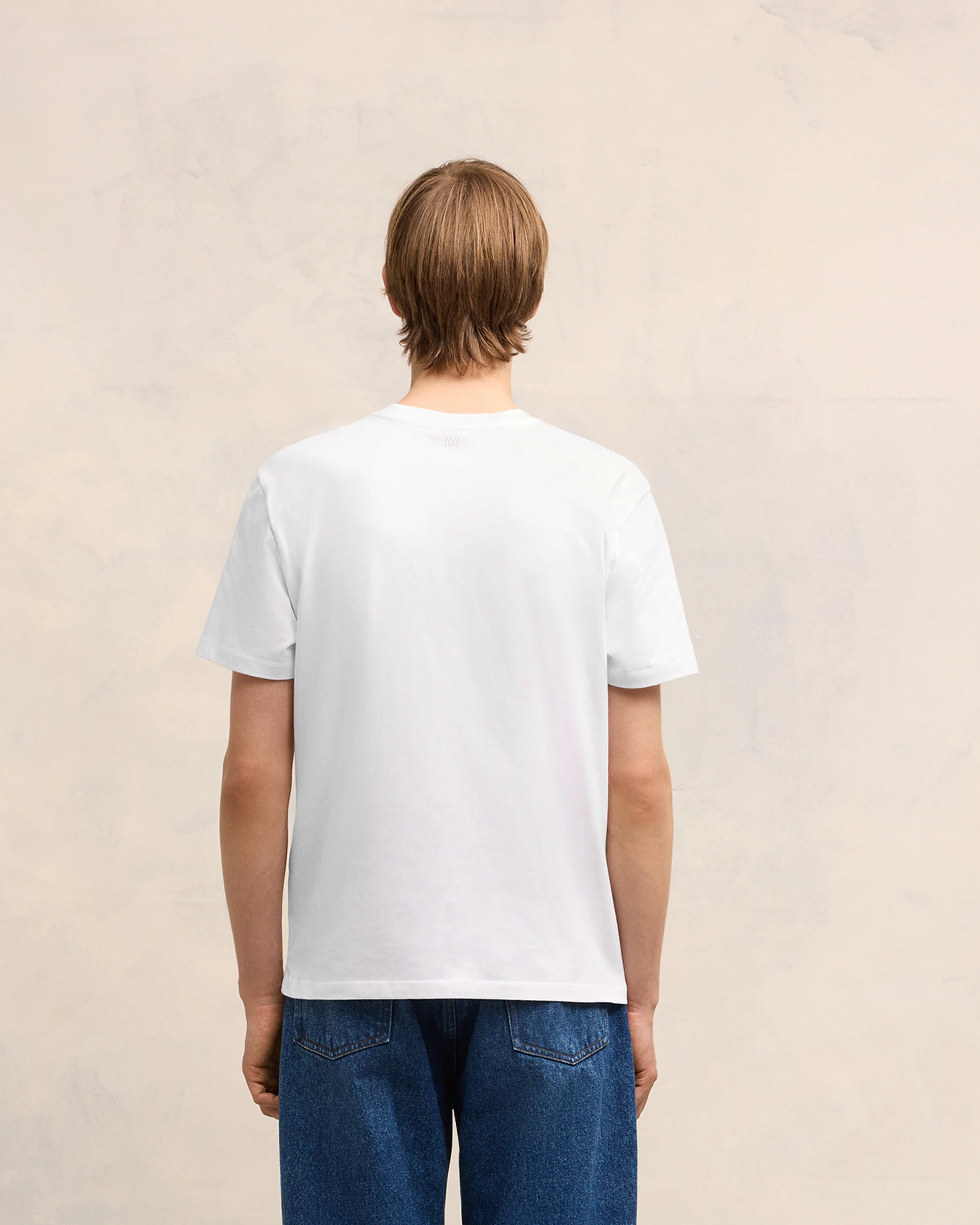 White Cotton Ami de Coeur T-Shirt