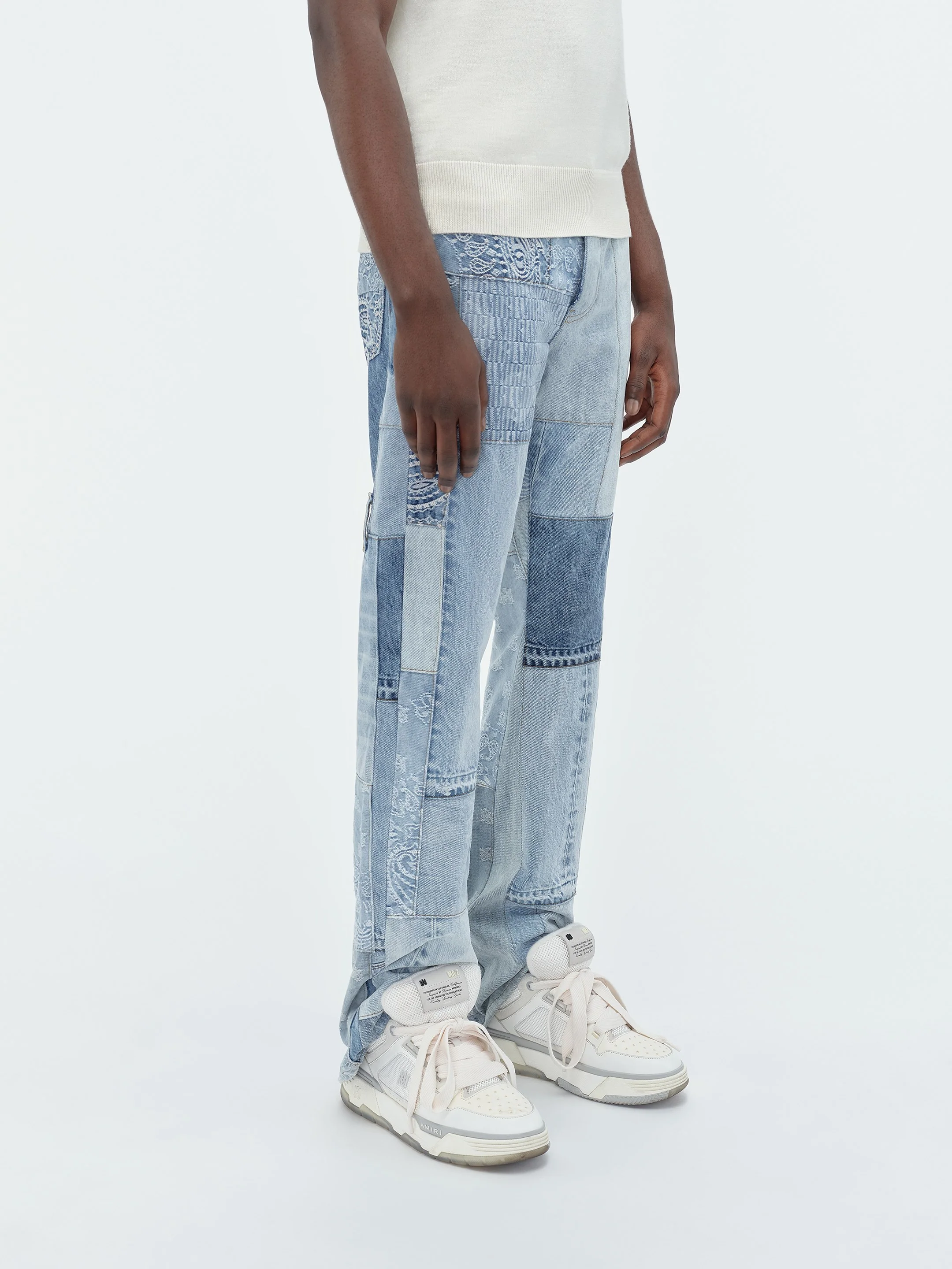 PATCHWORK FLARE JEAN - Multi