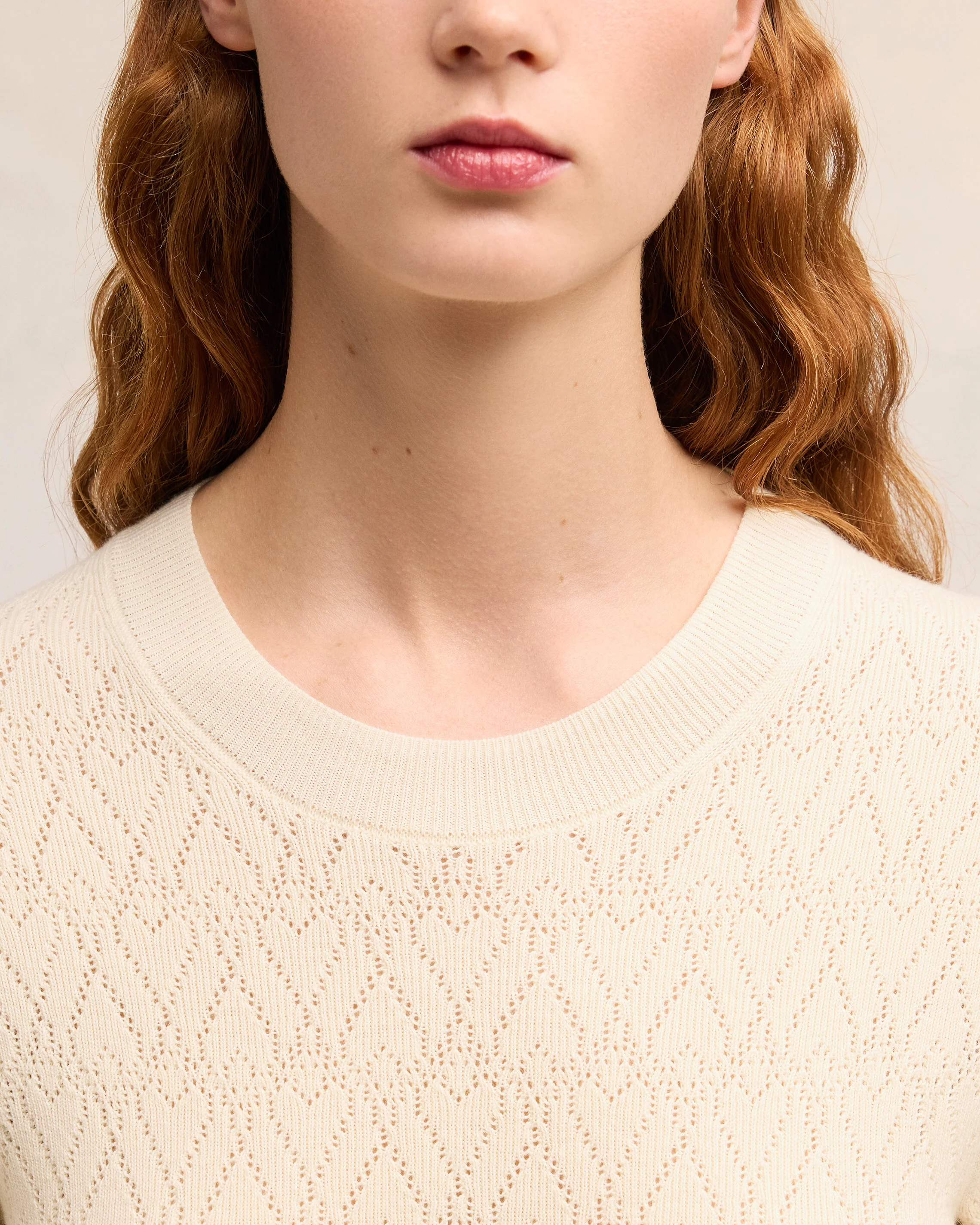 Ami de Coeur Pointelle Midi Dress