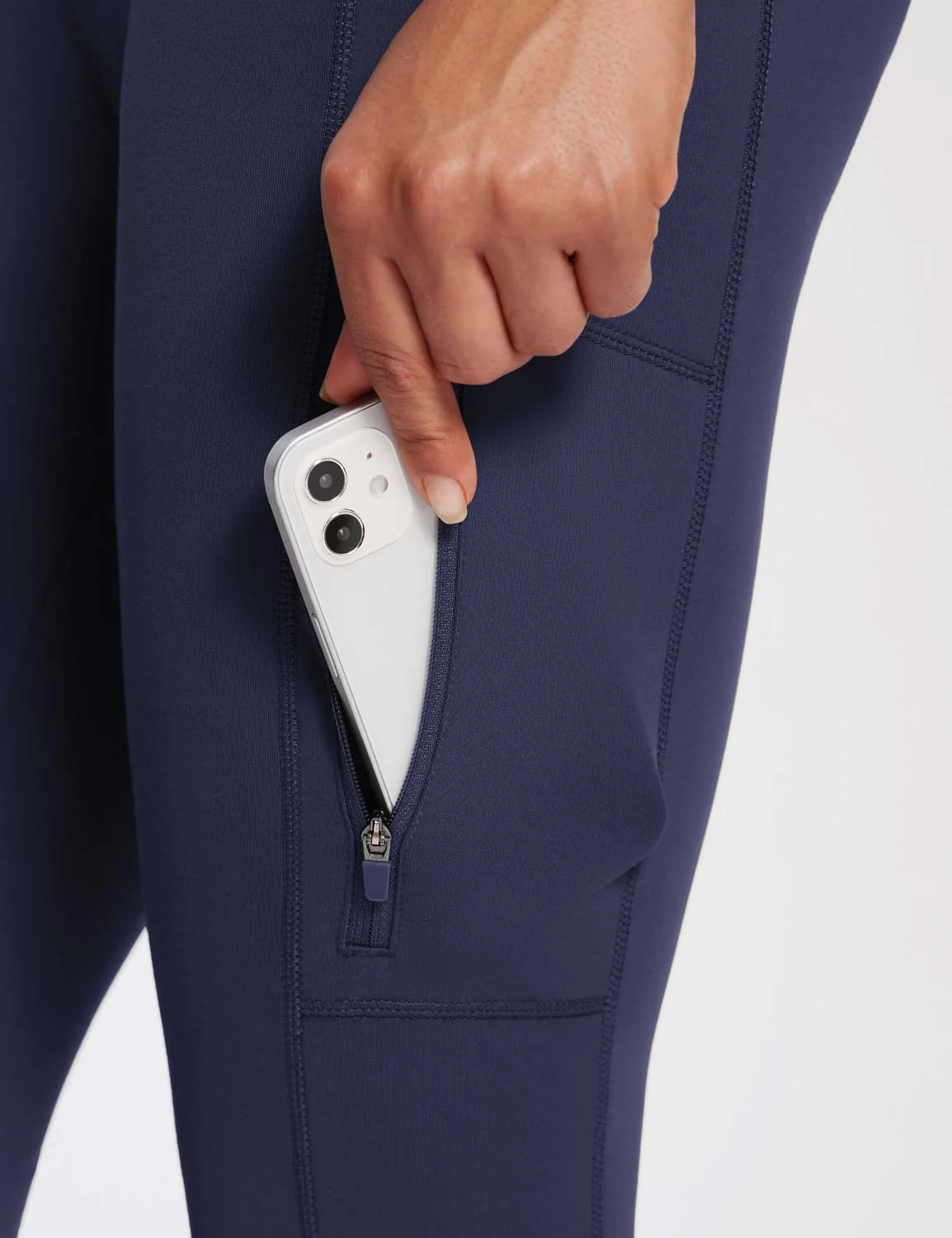 Laureate High-Rise Zipper Pockets Thermal Leggings