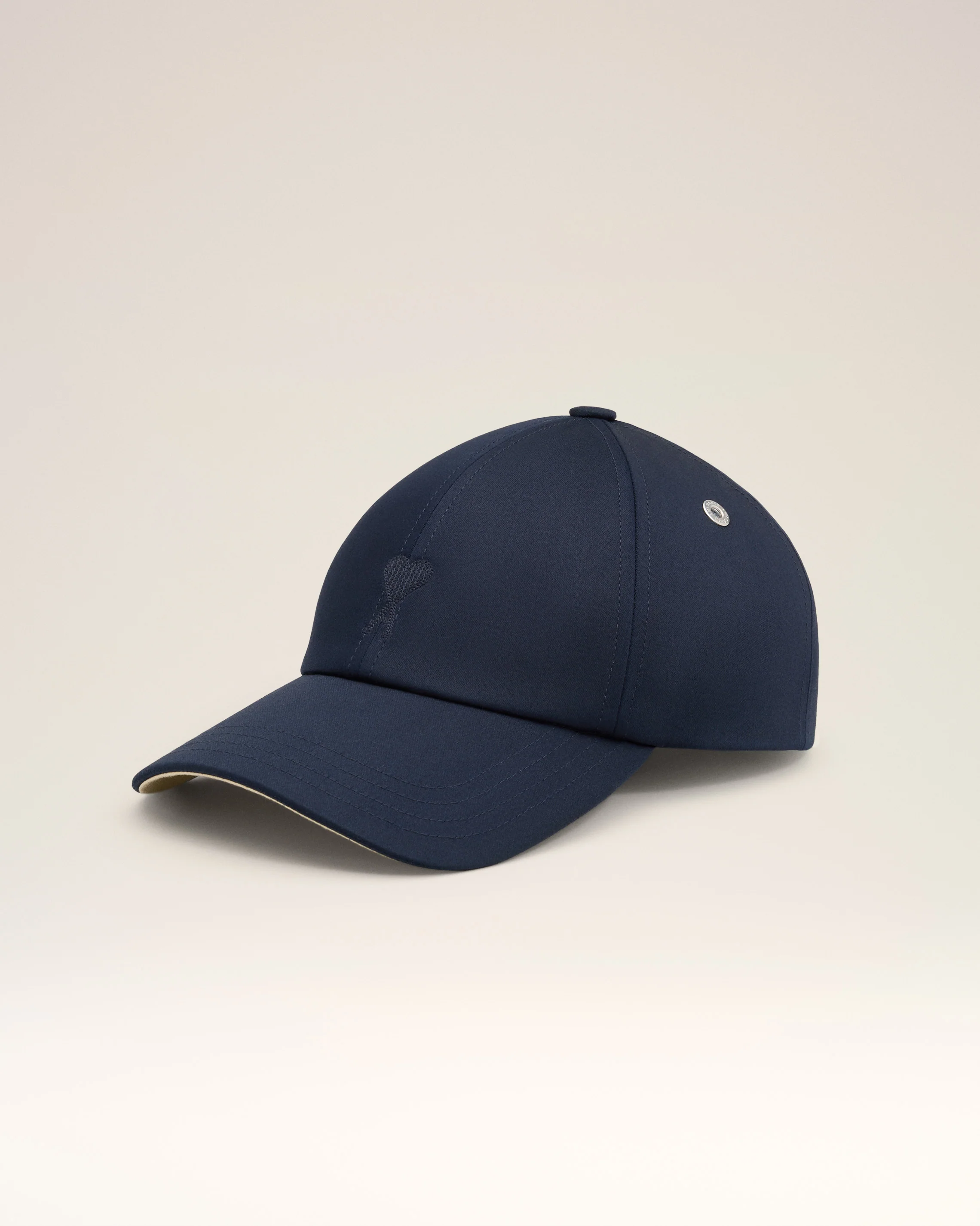 Navy Cotton Tonal Ami de Coeur Embroidery Cap
