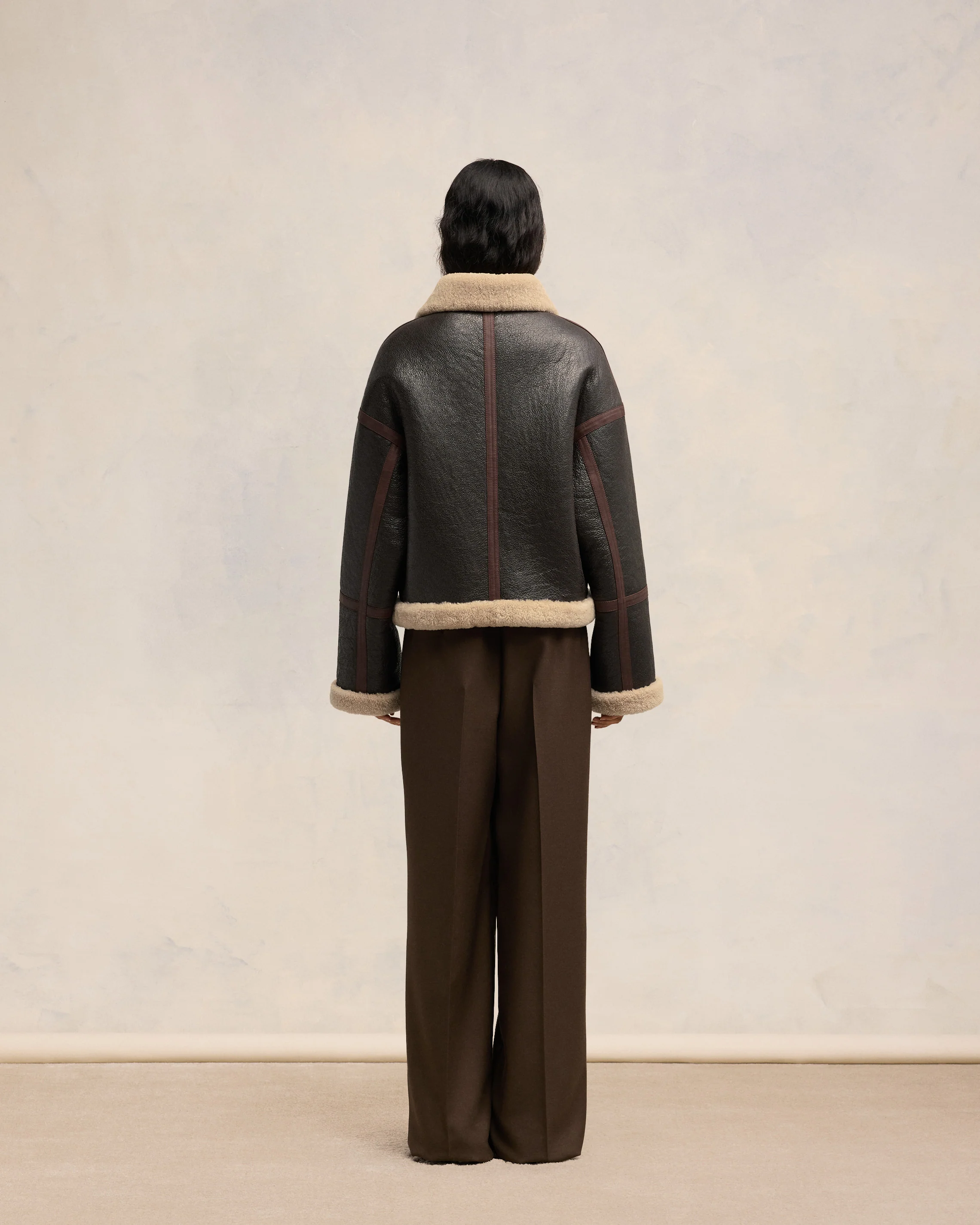 Shearling Zipped Jacket