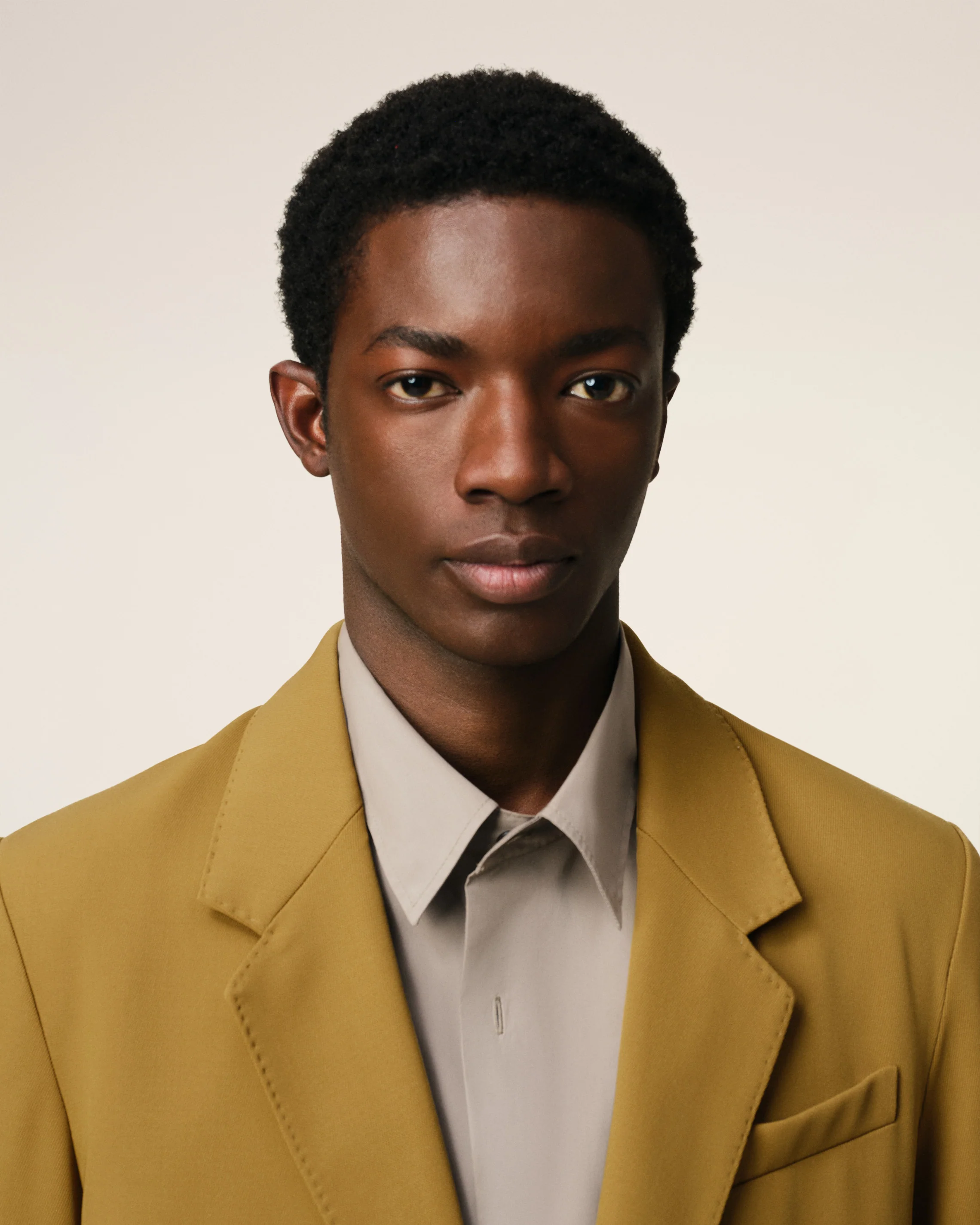 Mustard Wool Semi-Lined Jacket