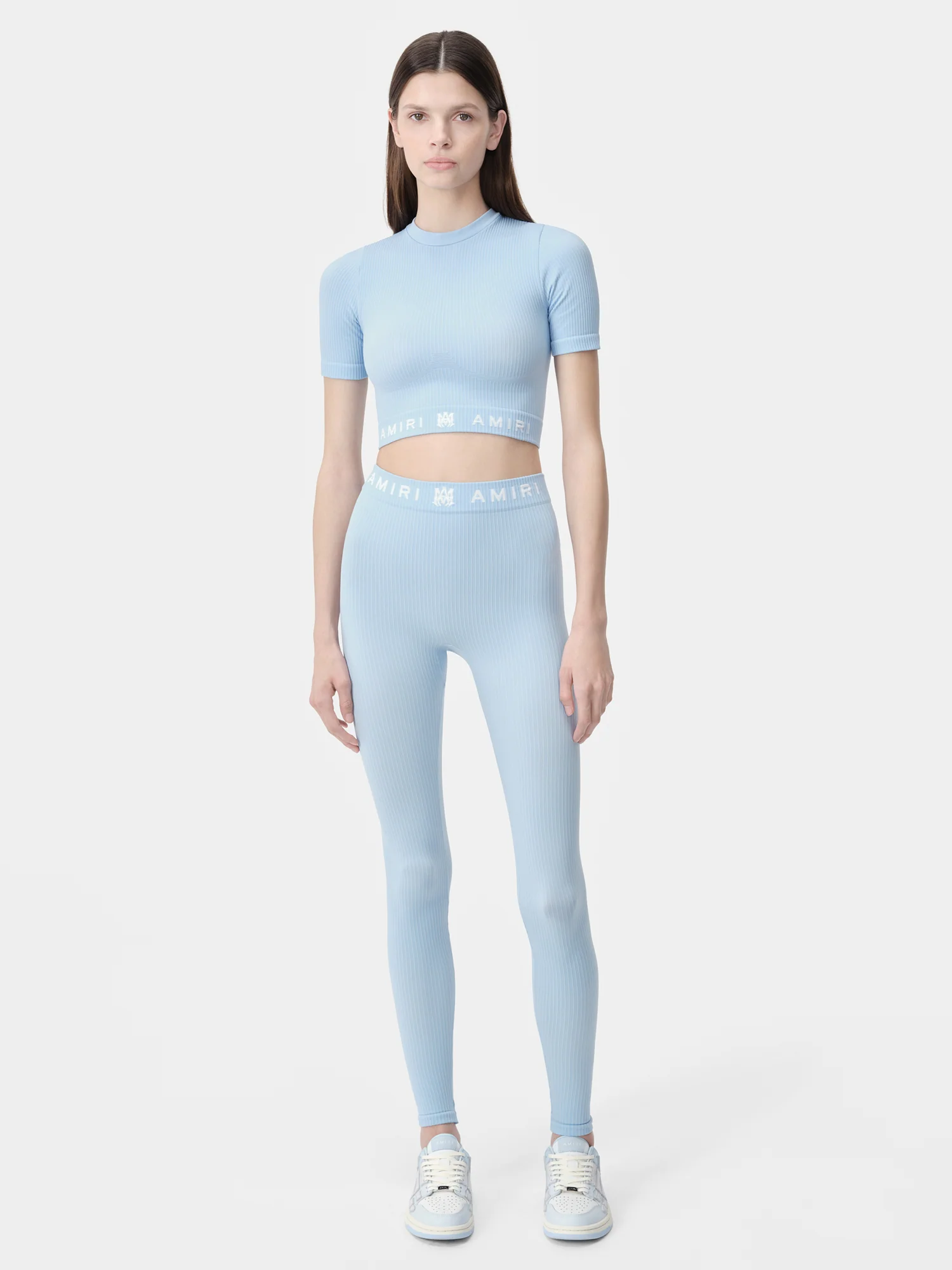 WOMEN - WOMEN'S MA RIBBED SEAMLESS LEGGING - Cerulean