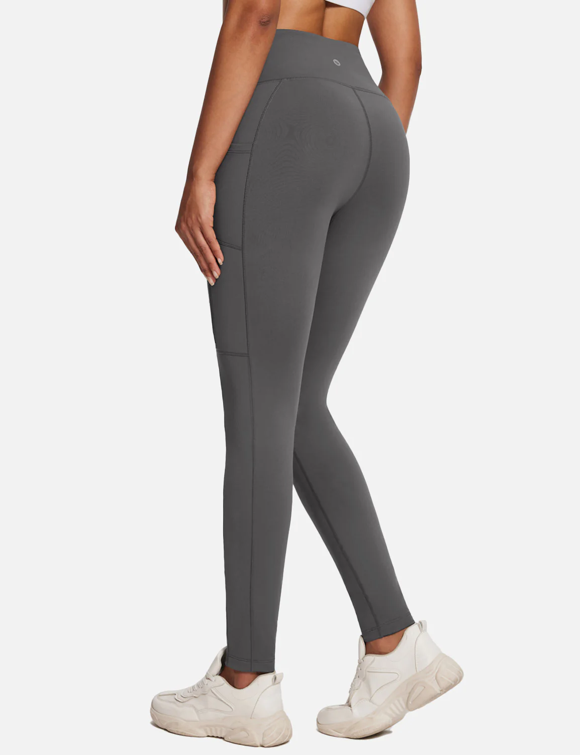 Laureate High-Rise Zipper Pockets Thermal Leggings