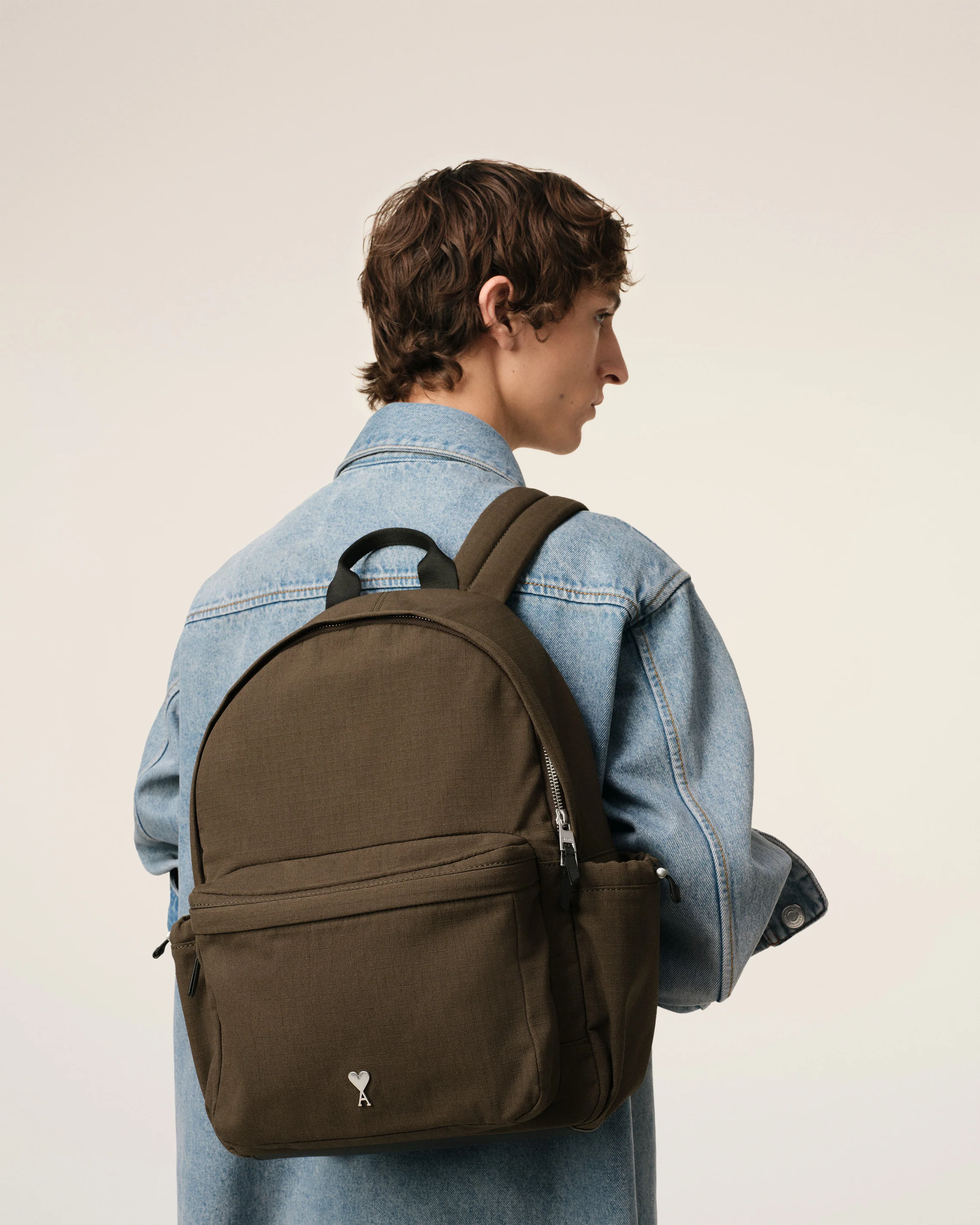 Green Canvas Ami de Coeur Backpack