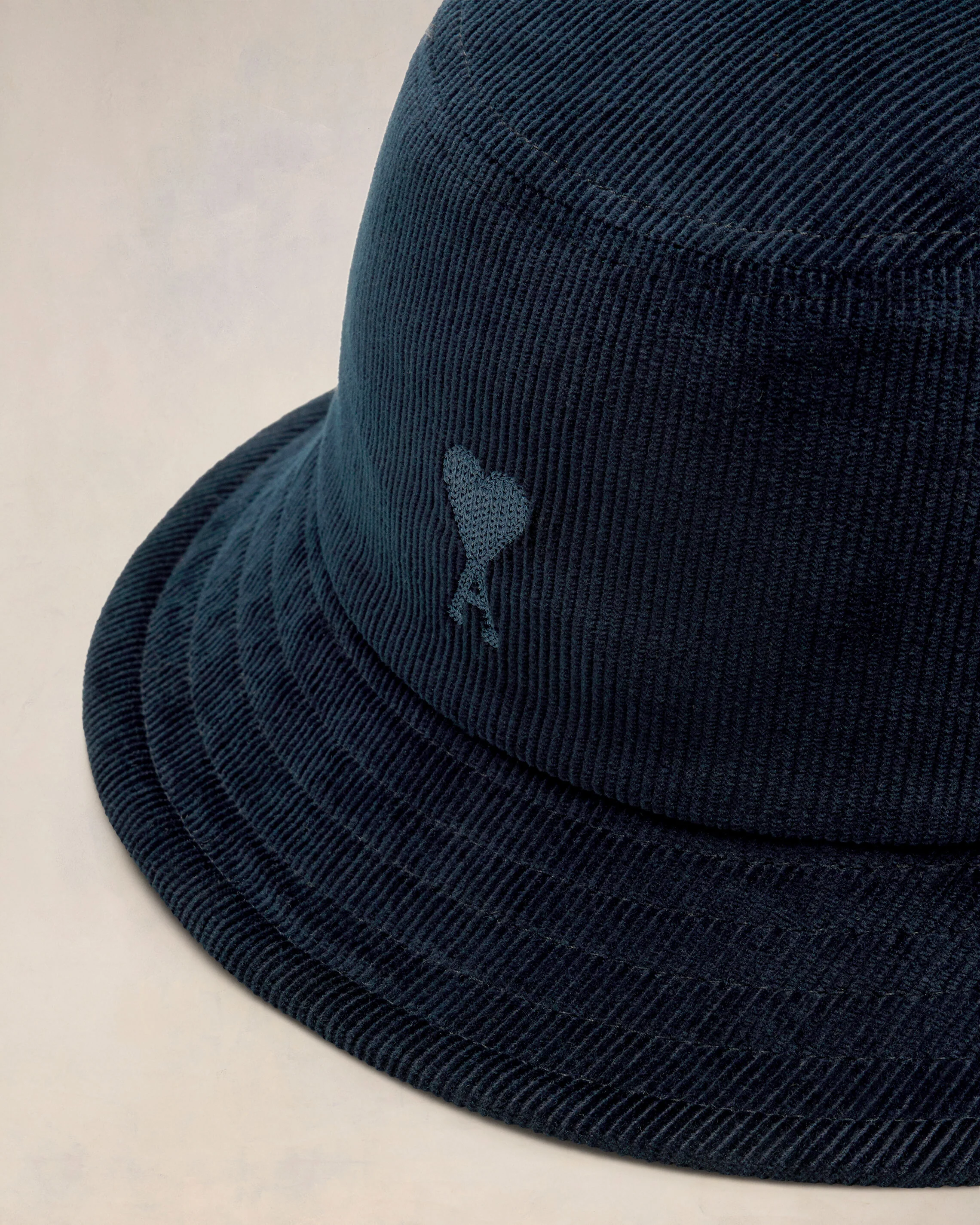 Tonal Ami de Coeur Embroidery Bucket Hat