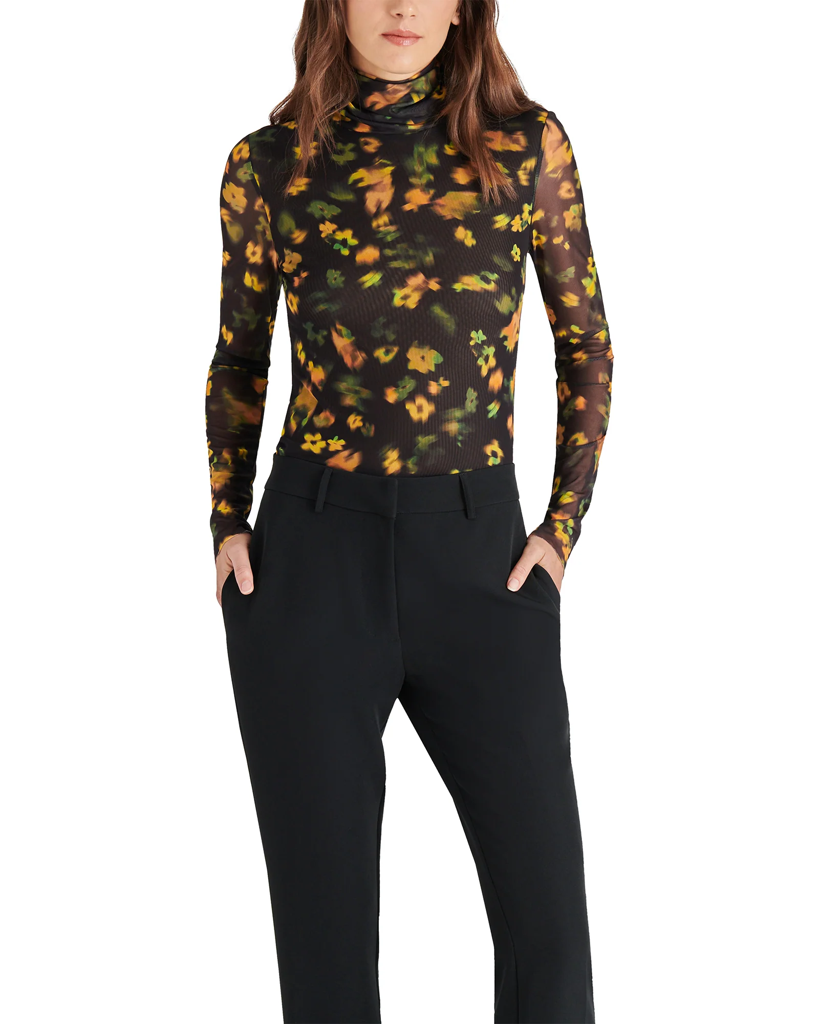 FIONA TOP BLACK MULTI