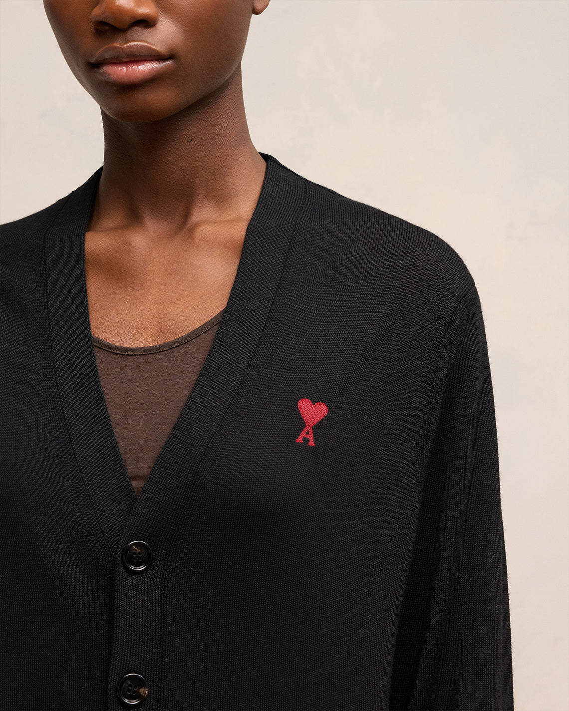 Red Ami de Coeur Cardigan