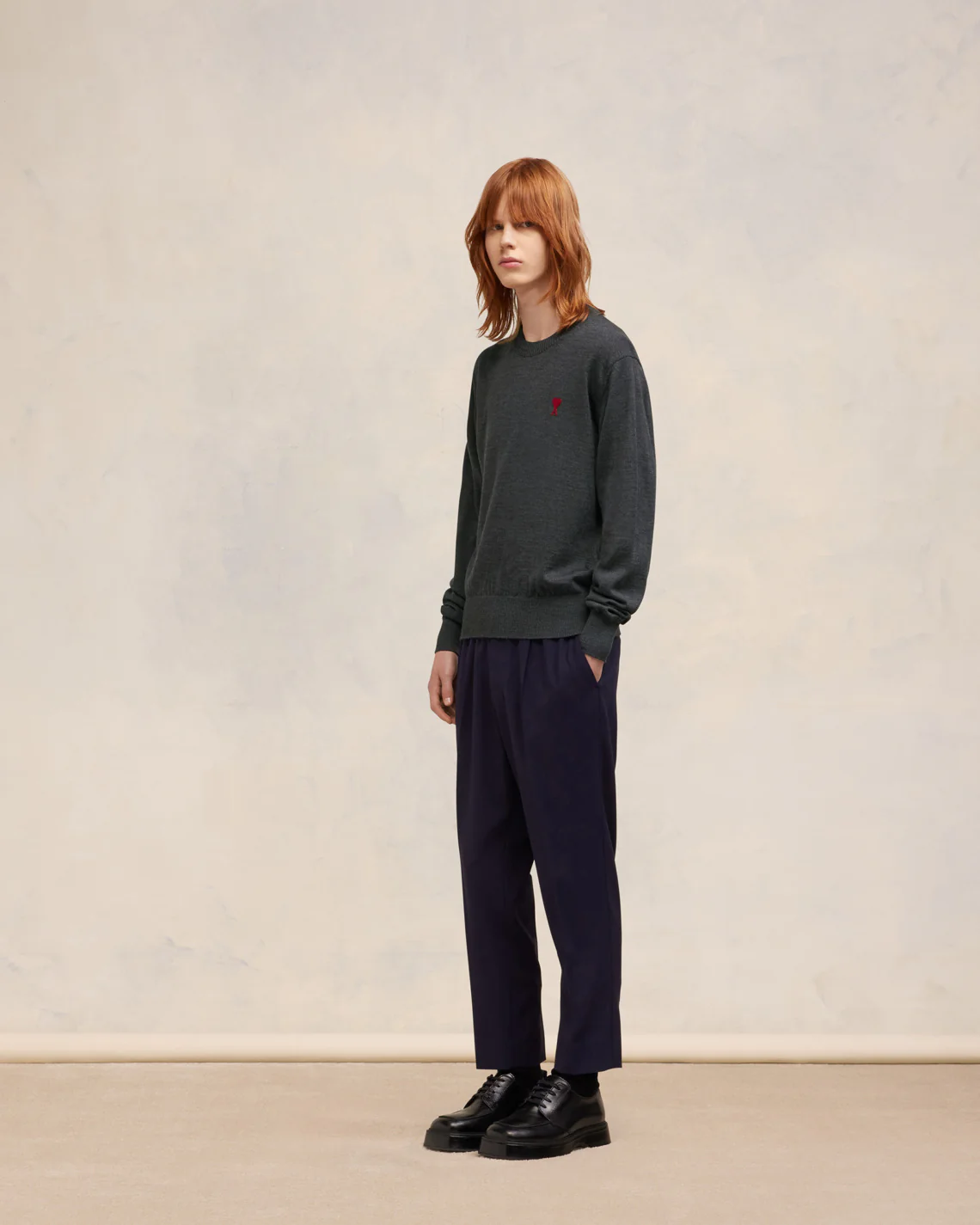 Red Ami de Coeur Crew Neck Sweater