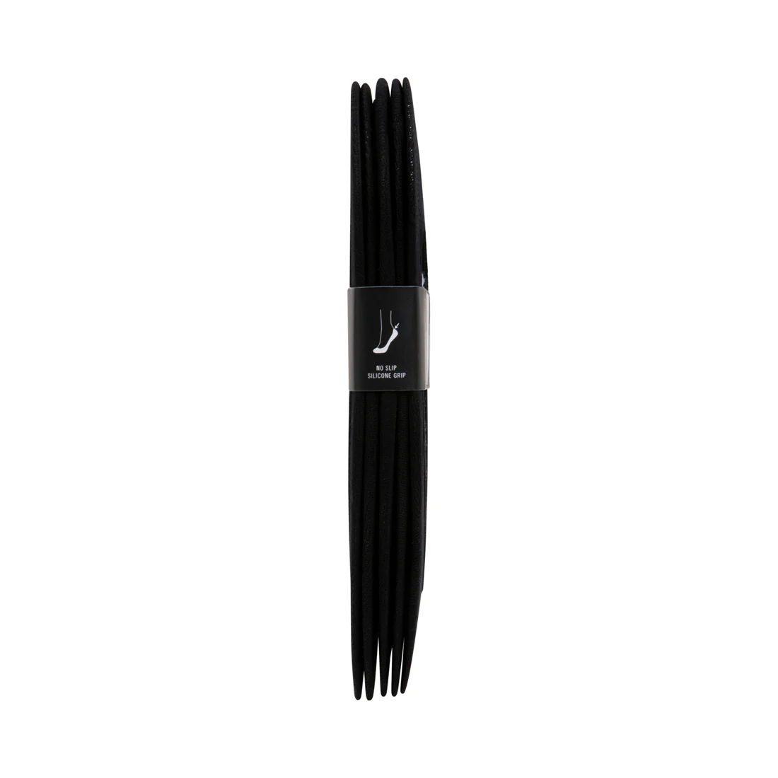 5PK WOMEN'S BLACK FOOT LINERS