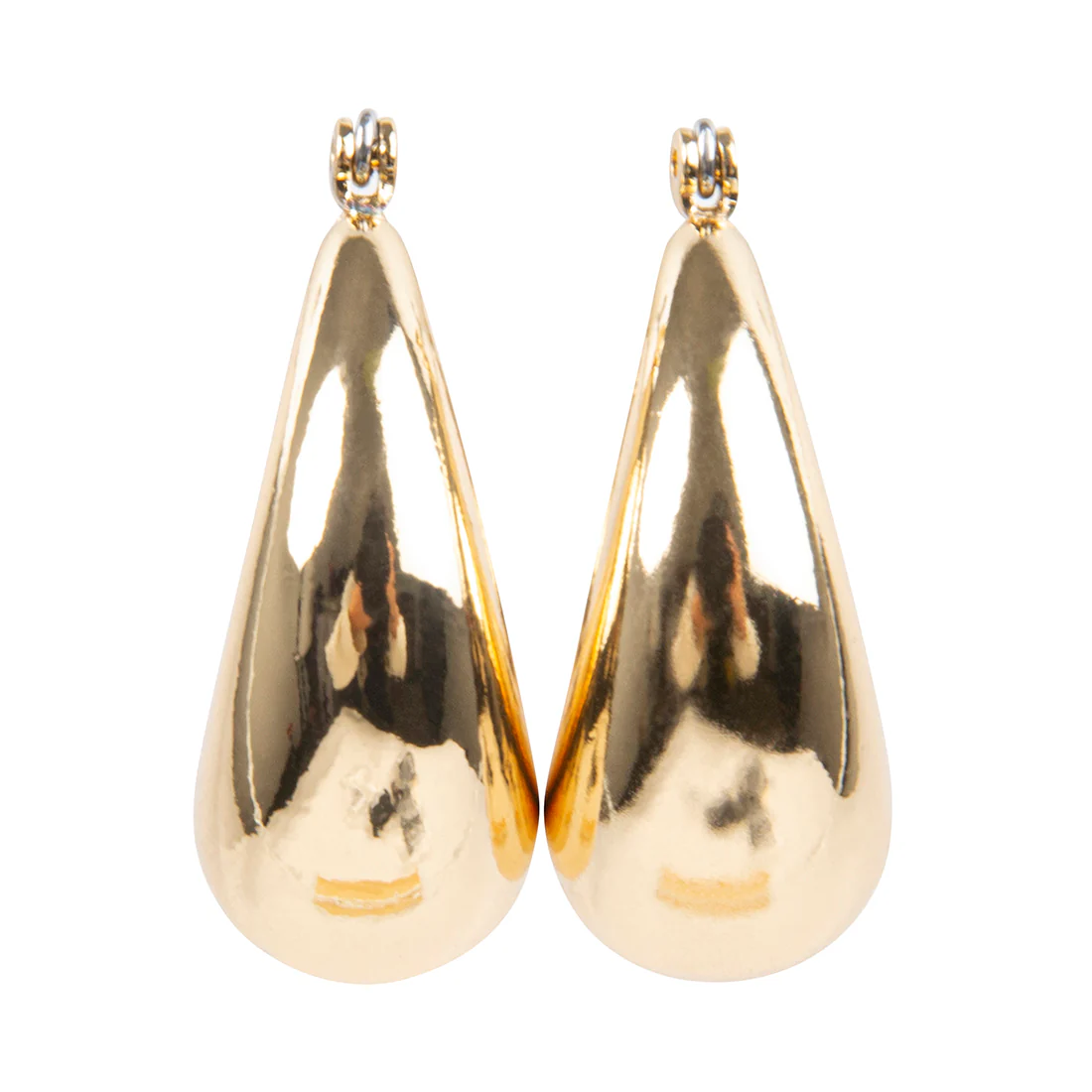 CHUBBY HOOP EARRINGS GOLD