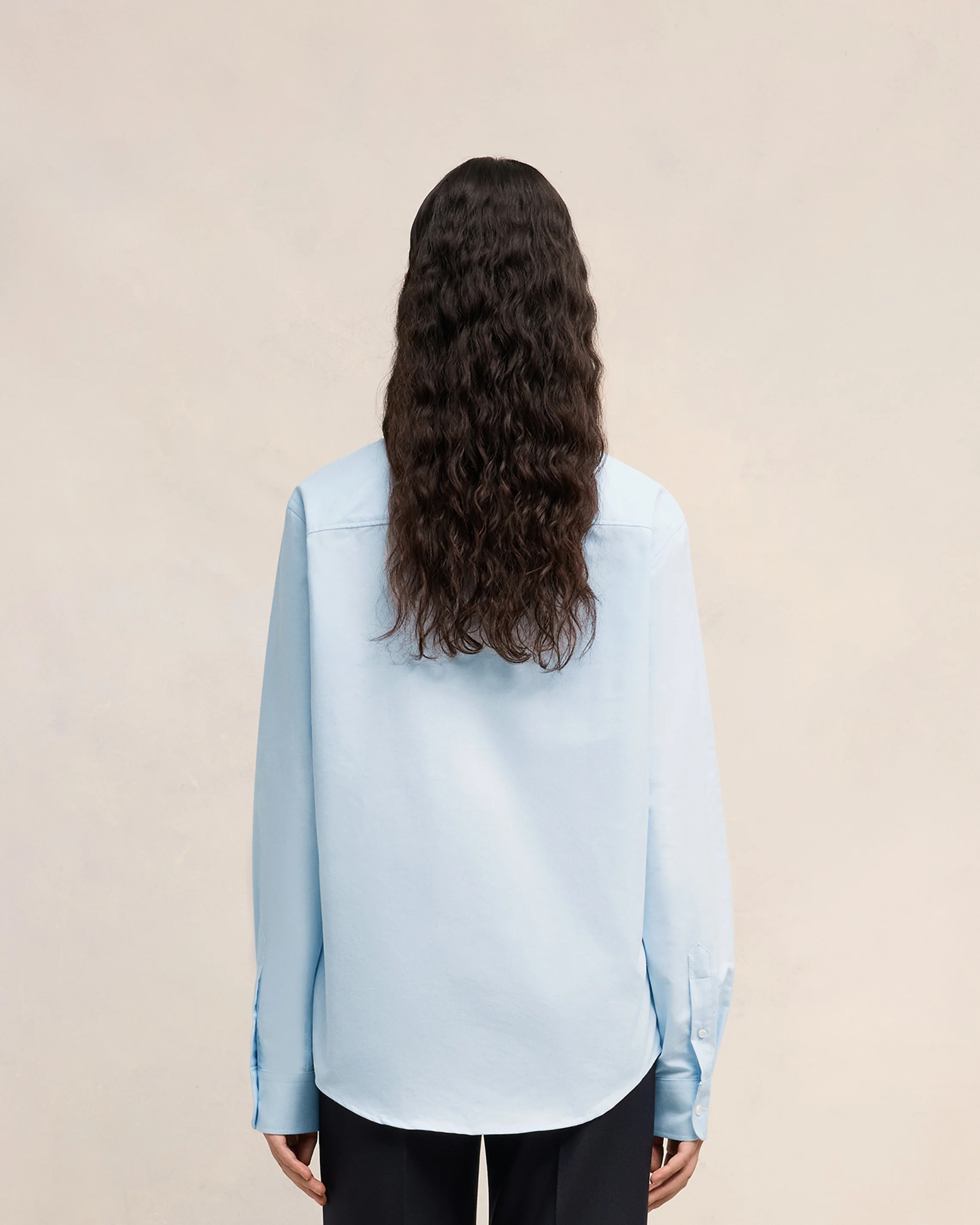 Blue Cotton Button-Down Ami de Coeur Shirt