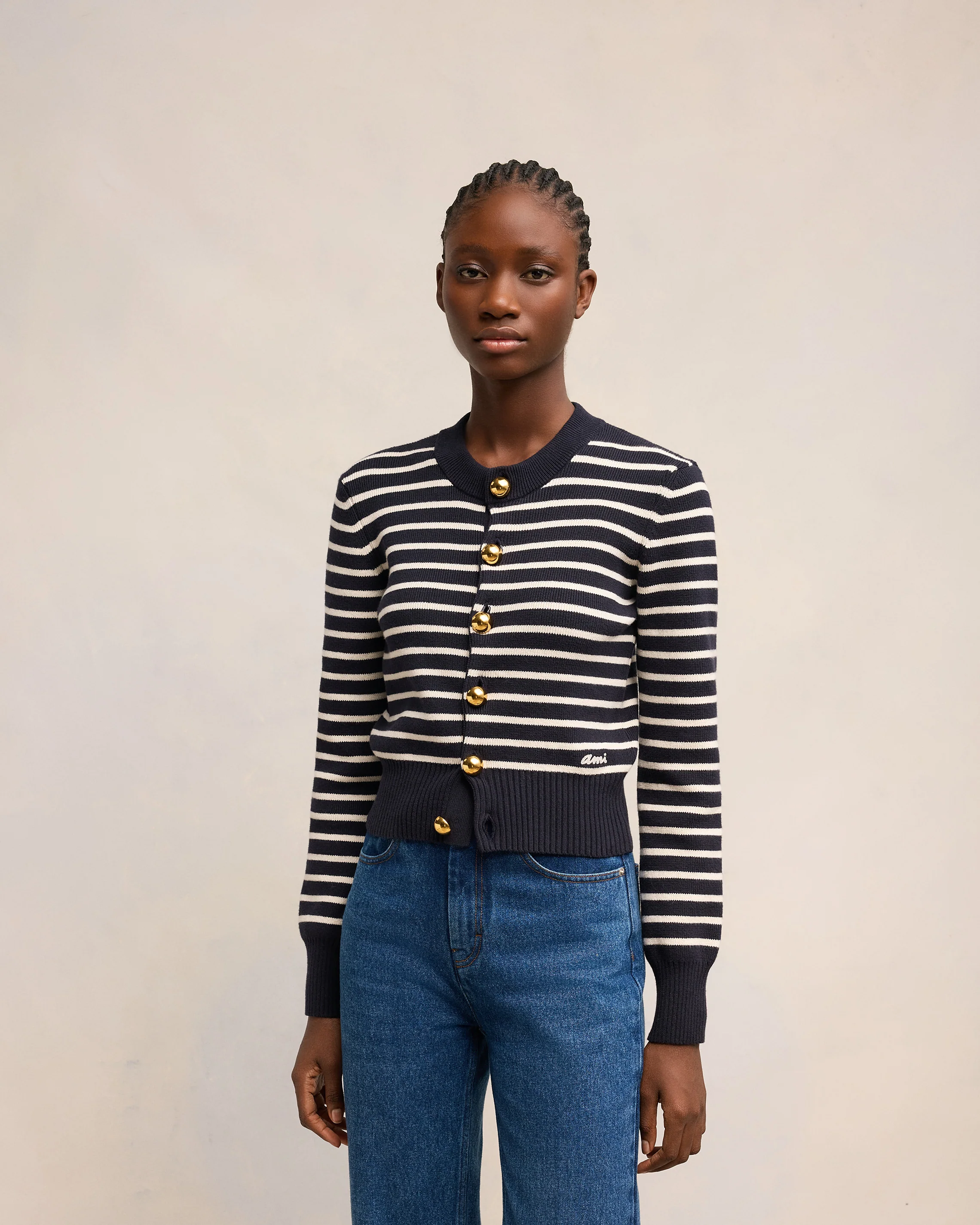 Striped Sailor Cardigan