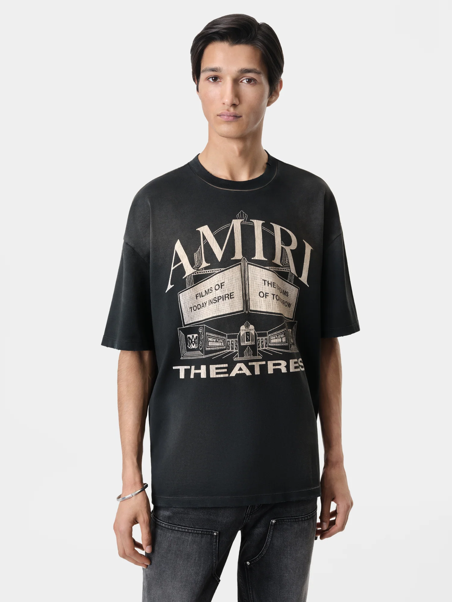 AMIRI THEATRES OVERSIZED TEE - Black