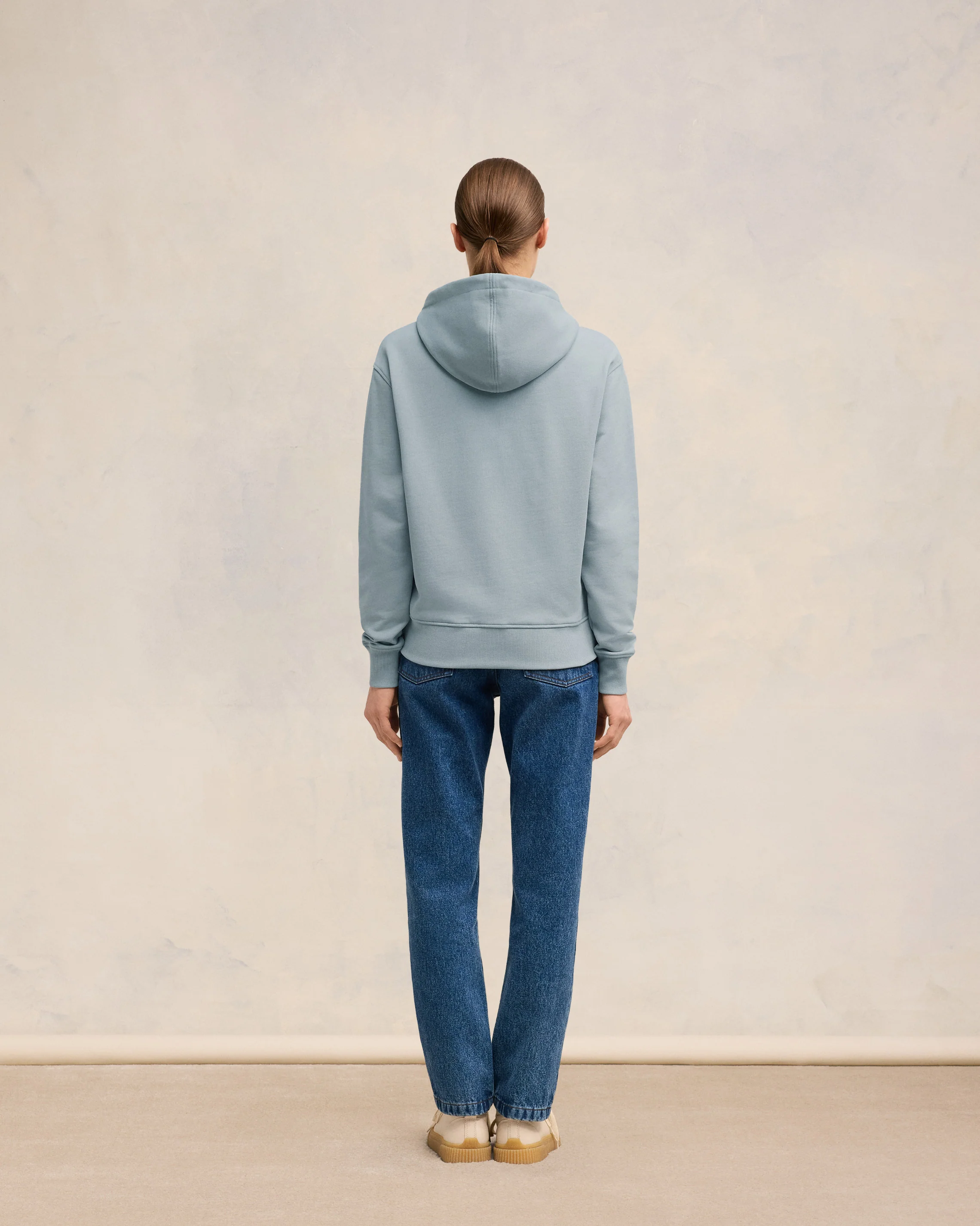 Red Zipped Ami de Coeur Hoodie