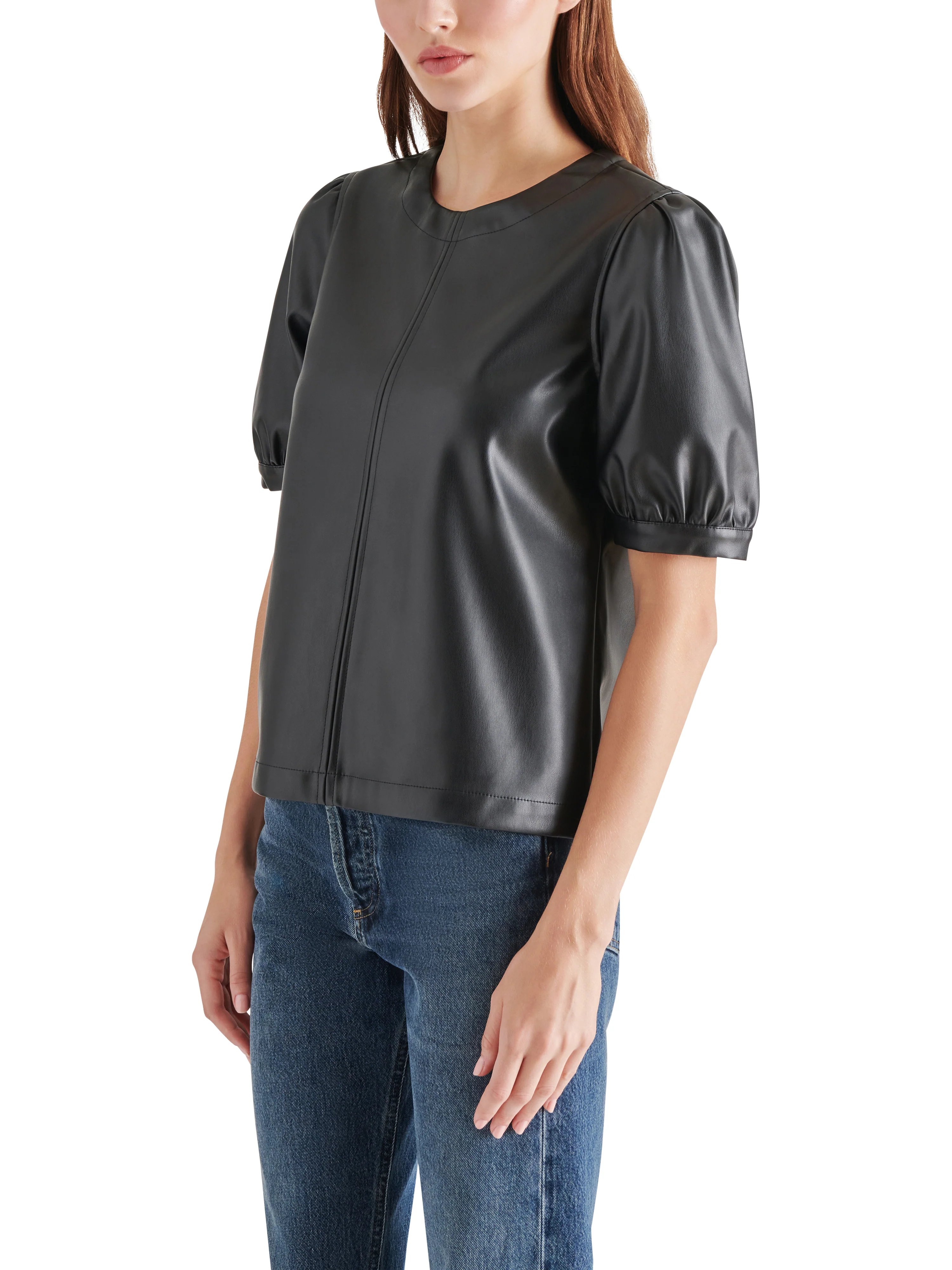 FAUX IT UP TOP BLACK