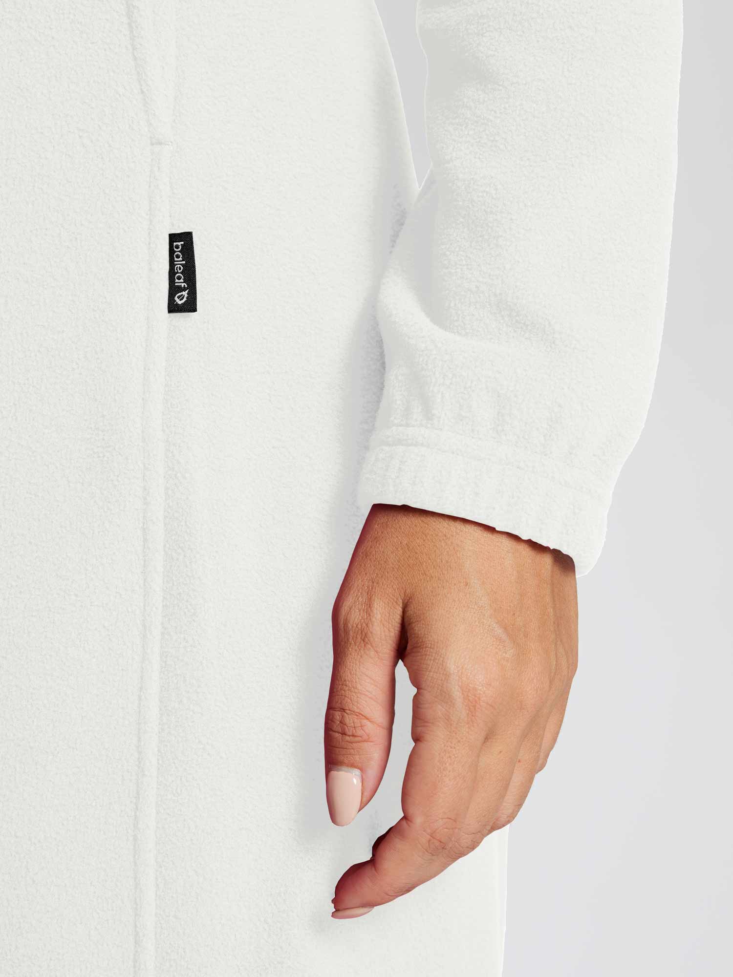 Long-Sleeve Quarter Zip Thermal Tunic Dress