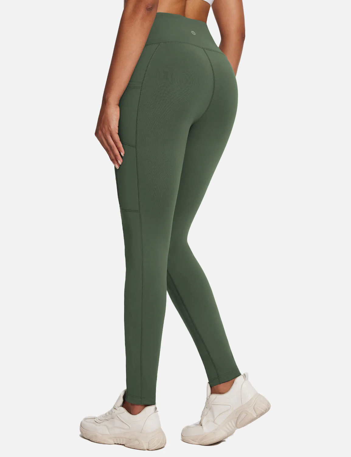 Laureate High-Rise Zipper Pockets Thermal Leggings