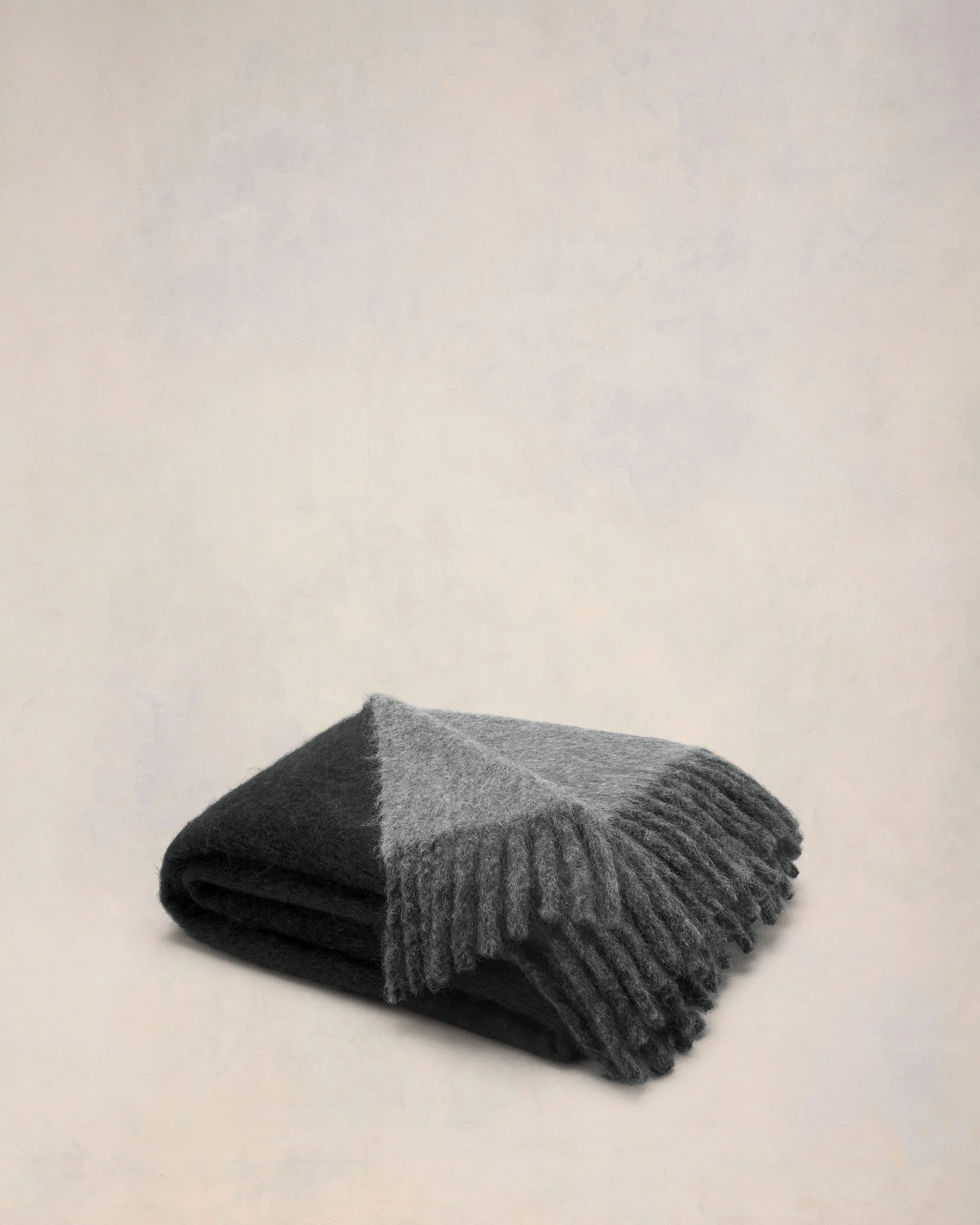 Bicolor Double-Sided Blanket With Ami Alexandre Mattiussi Tab