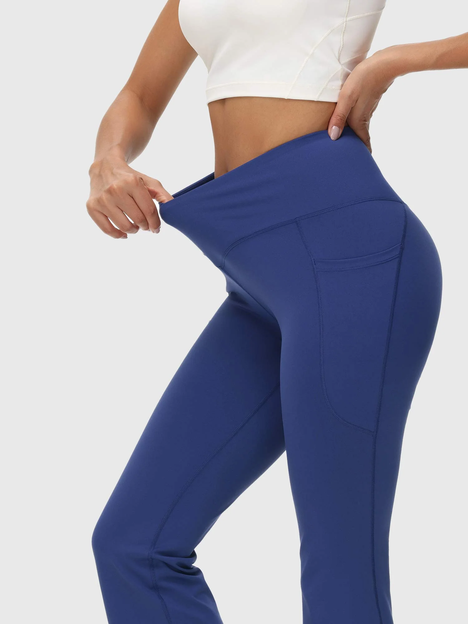 Laureate 34 Crossover High Rise Flared Pants