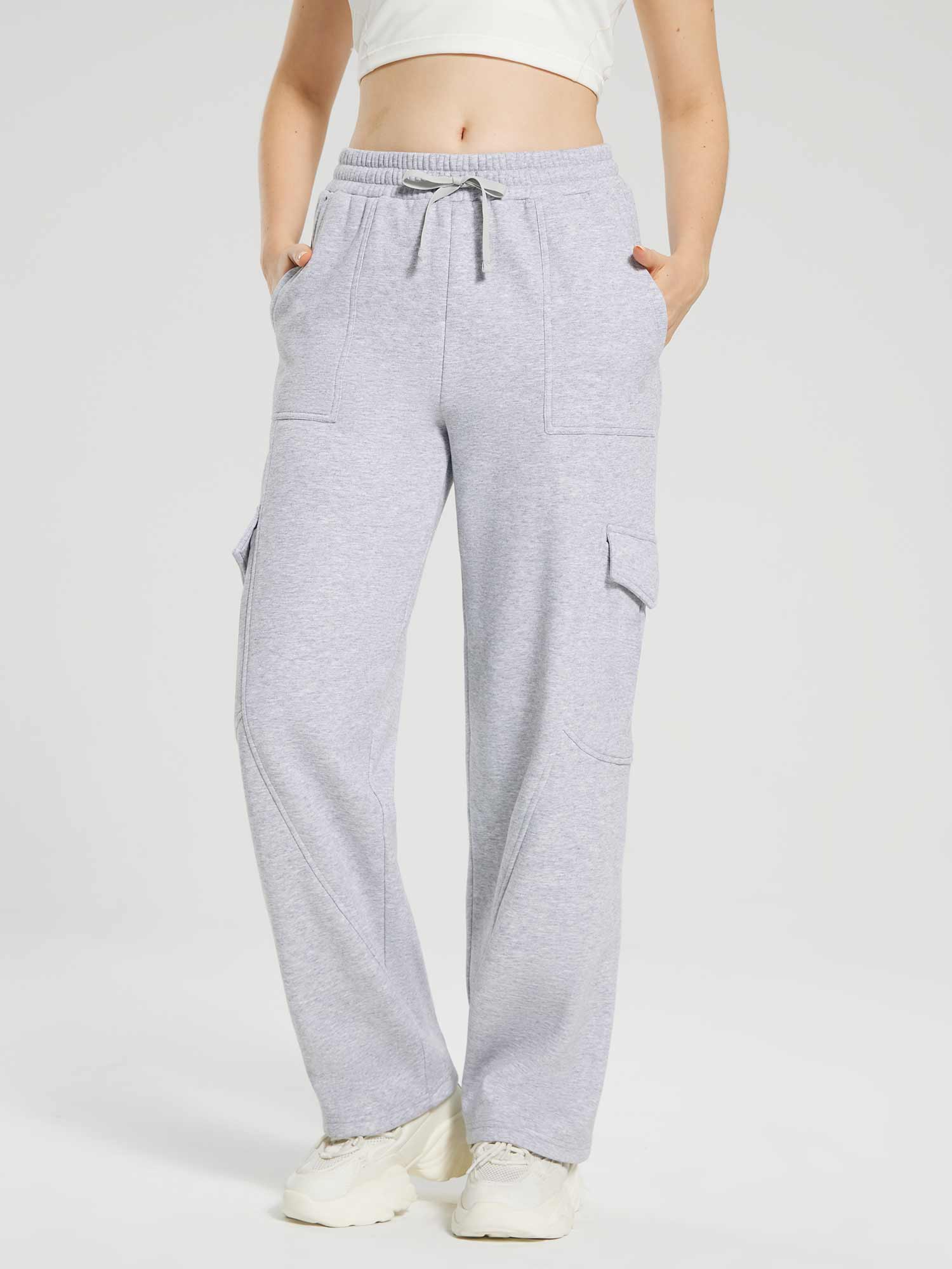 Evergreen Fleece Multi-Pocket Cargo Pants