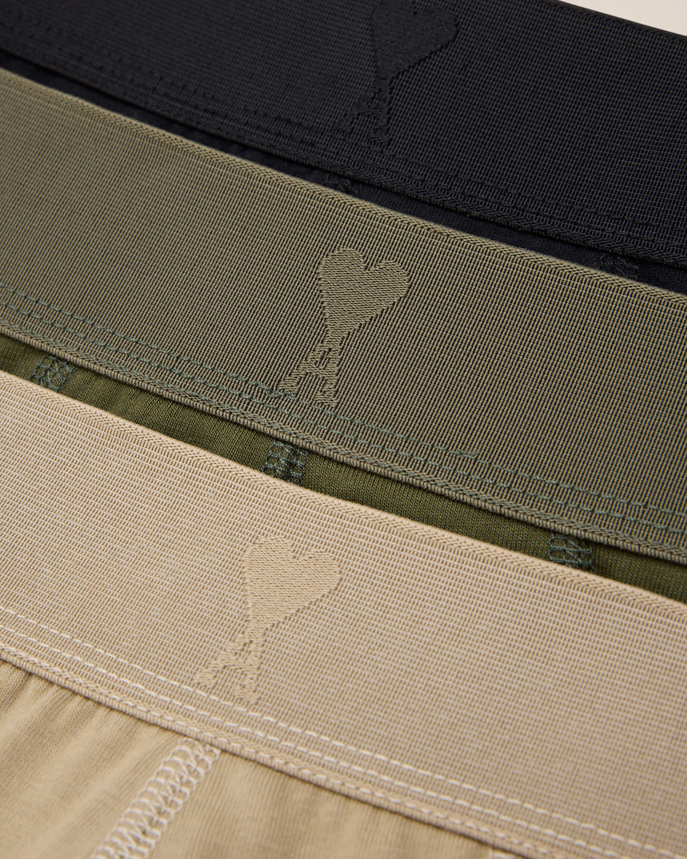 Grey Cotton Jersey Three Pack Boxers