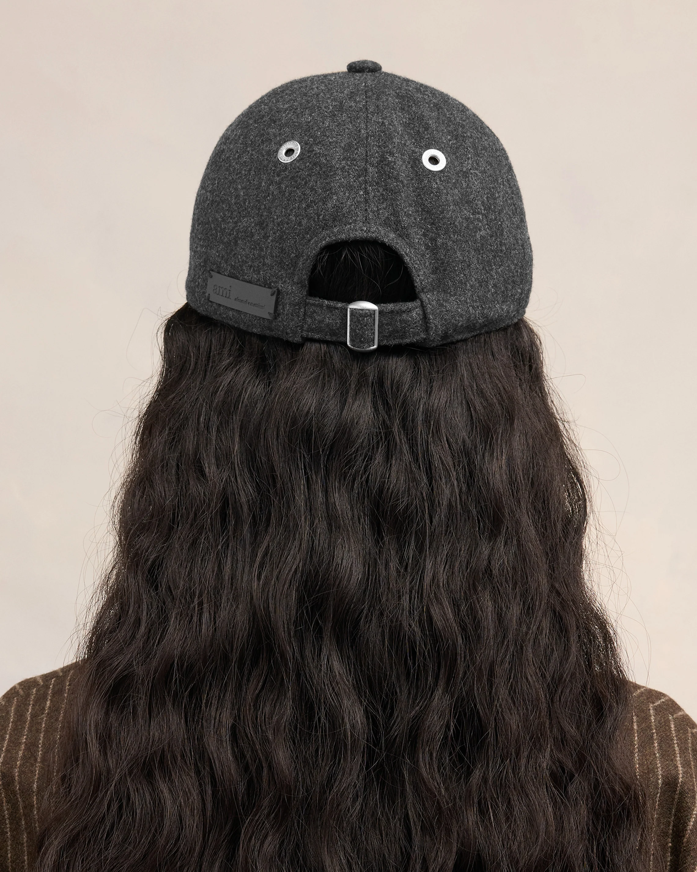 Ami Alexandre Mattiussi Leather Patch Cap