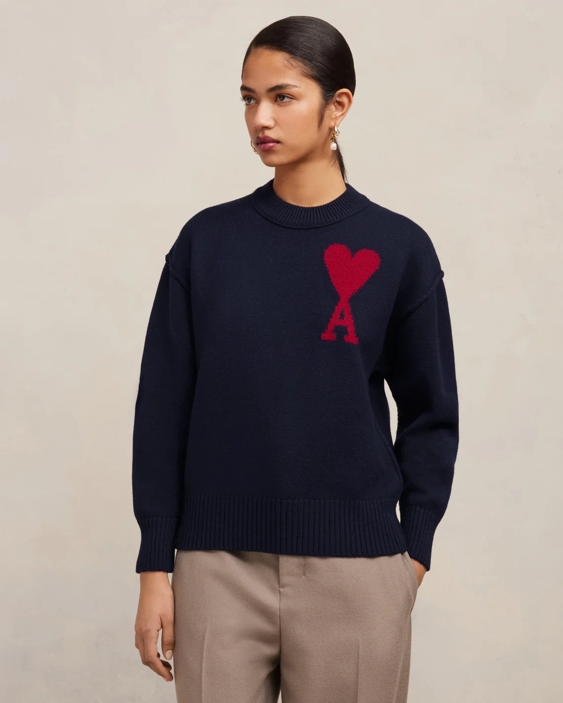 Red Ami de Coeur Sweater