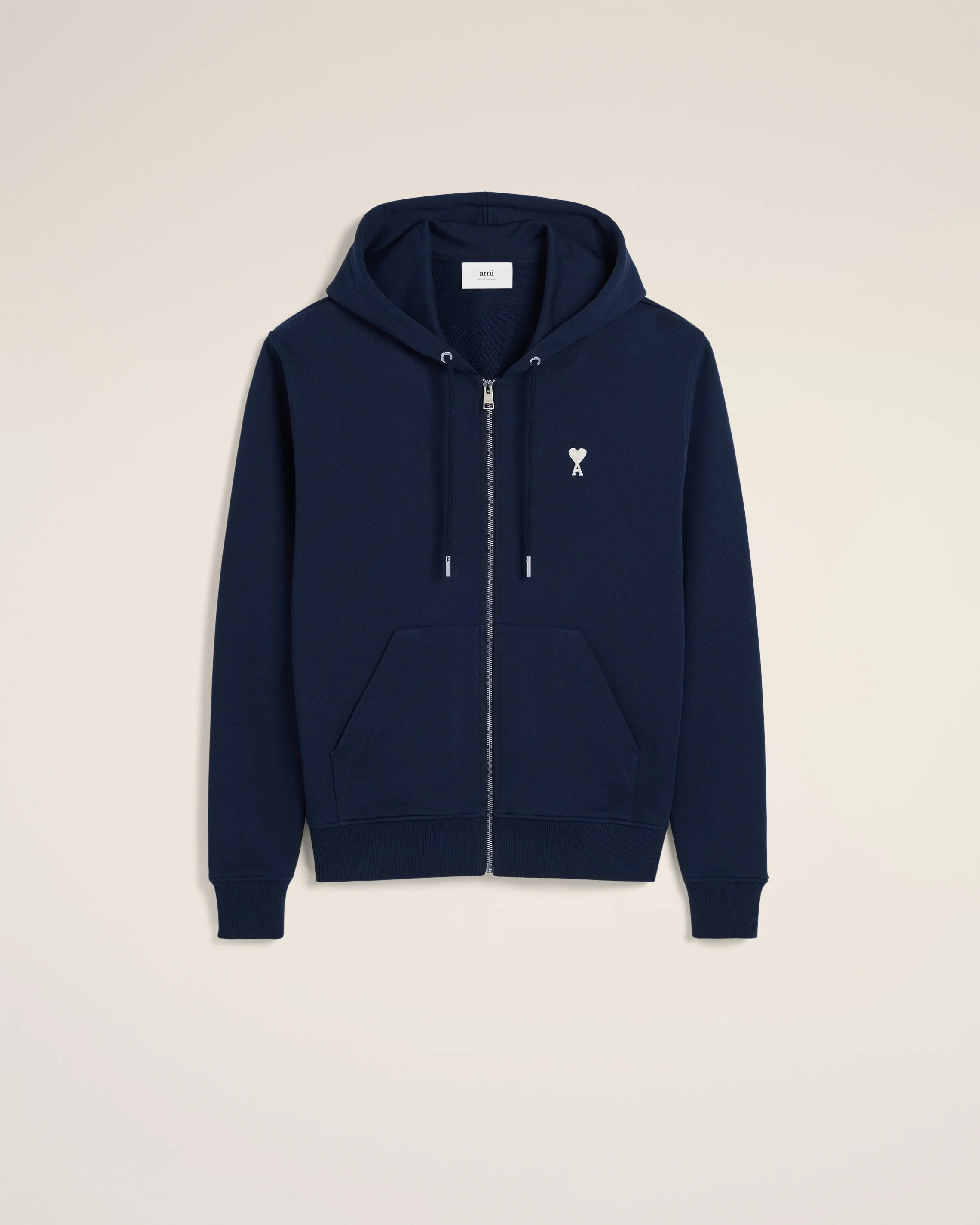 Navy Cotton Ami de Coeur Hoodie