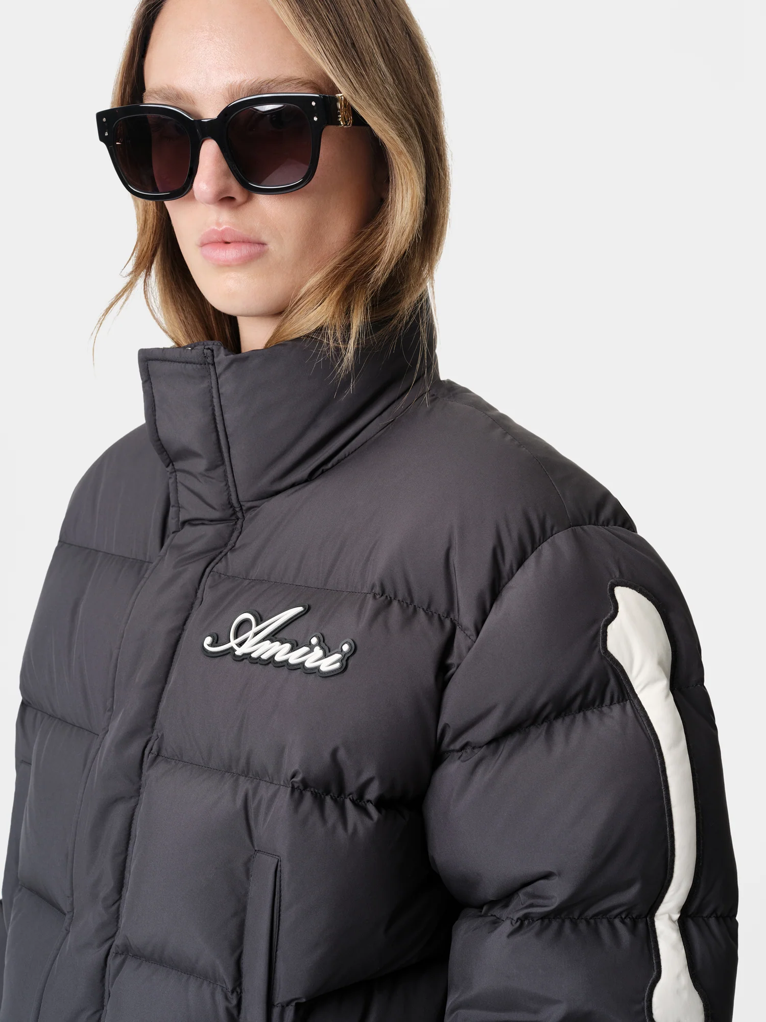 WOMEN - WOMEN'S BONES CROPPED DOWN JACKET - Black