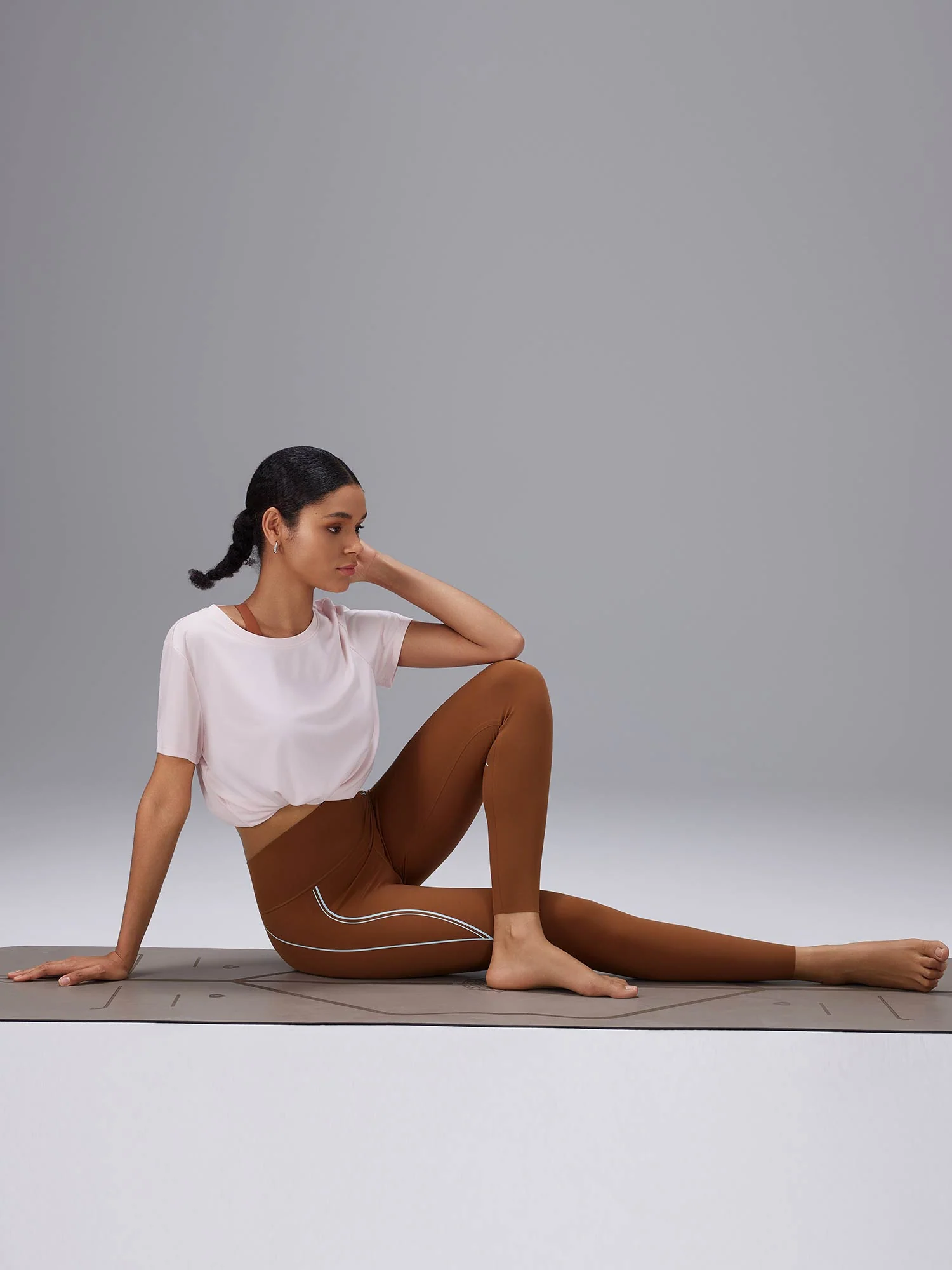 Freeleaf 25 High Rise Stripe Print Leggings