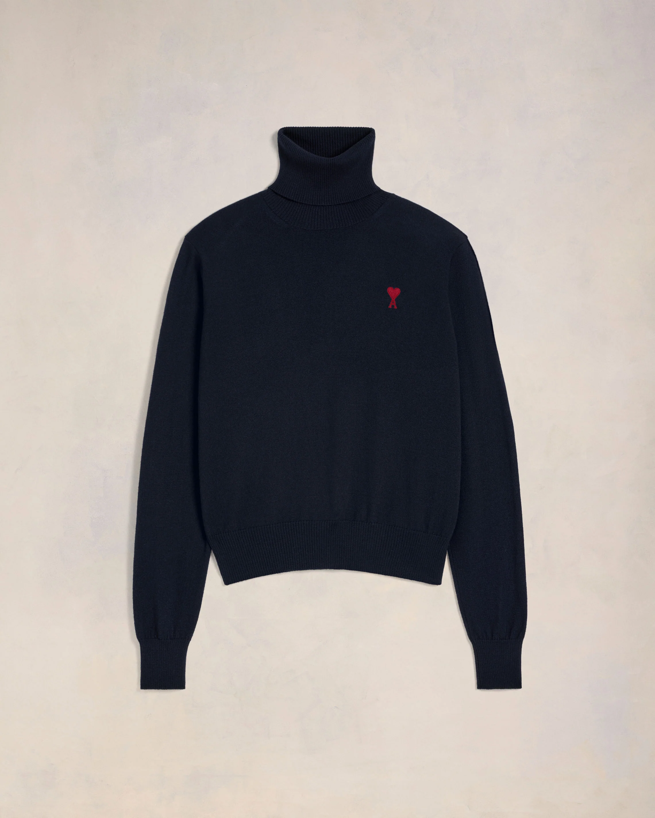 Red Ami de Coeur Turtle Neck Sweater