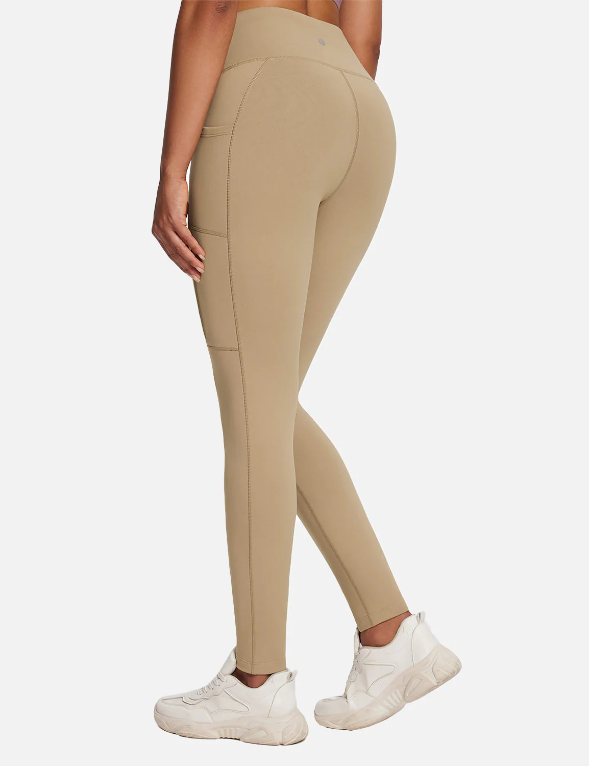 Laureate High-Rise Zipper Pockets Thermal Leggings