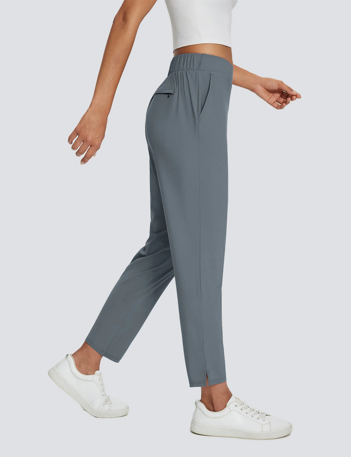 Flyleaf Ankle-length High-rise Pants
