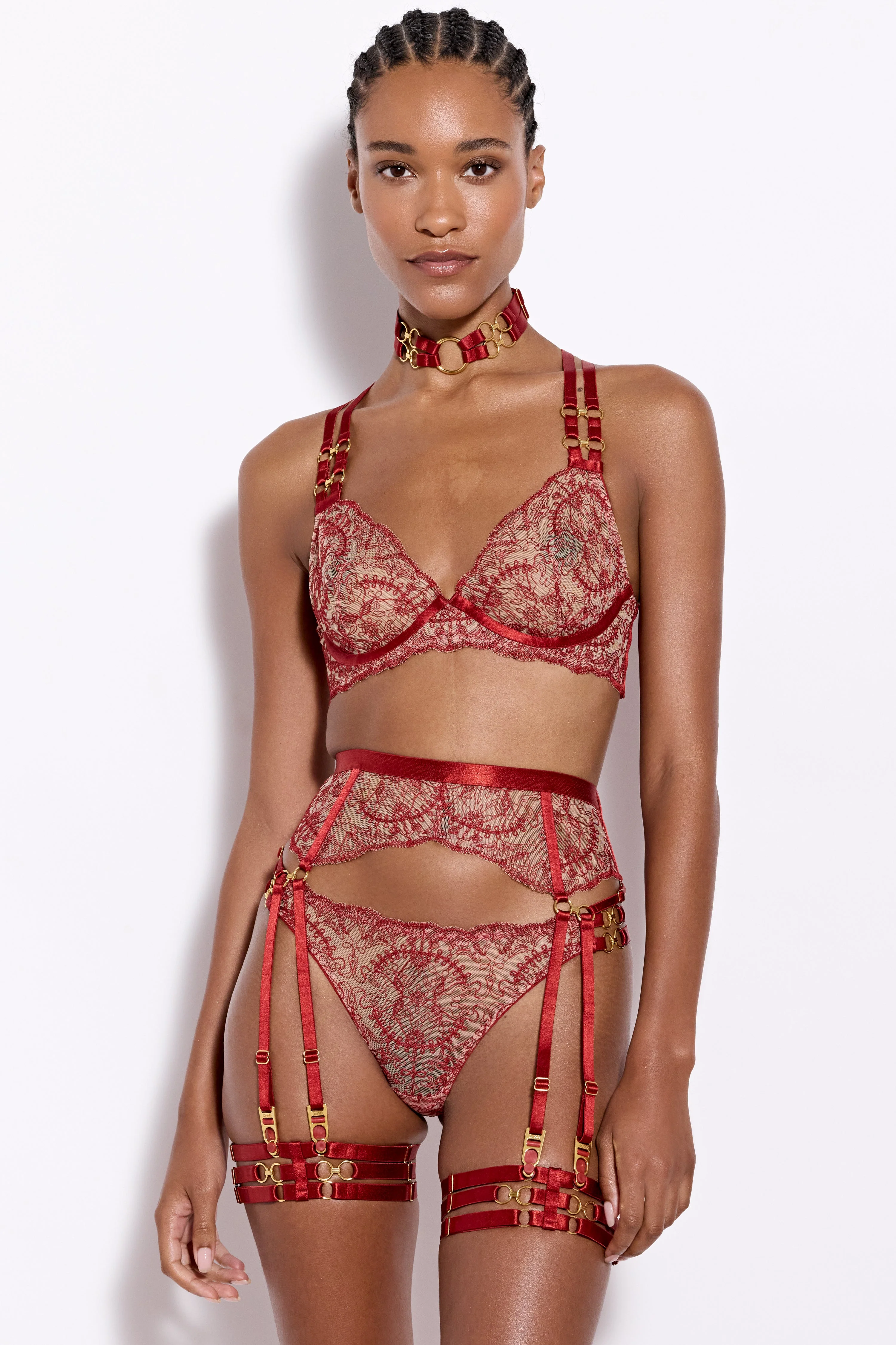 Cymatic Plunge Wire Bra