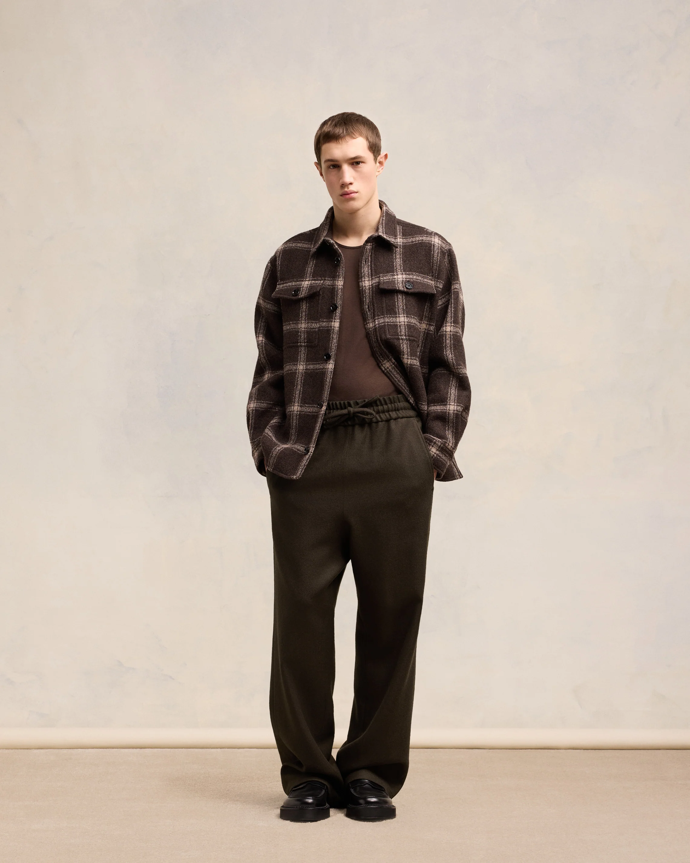 Wide Elasticated Waist Trousers