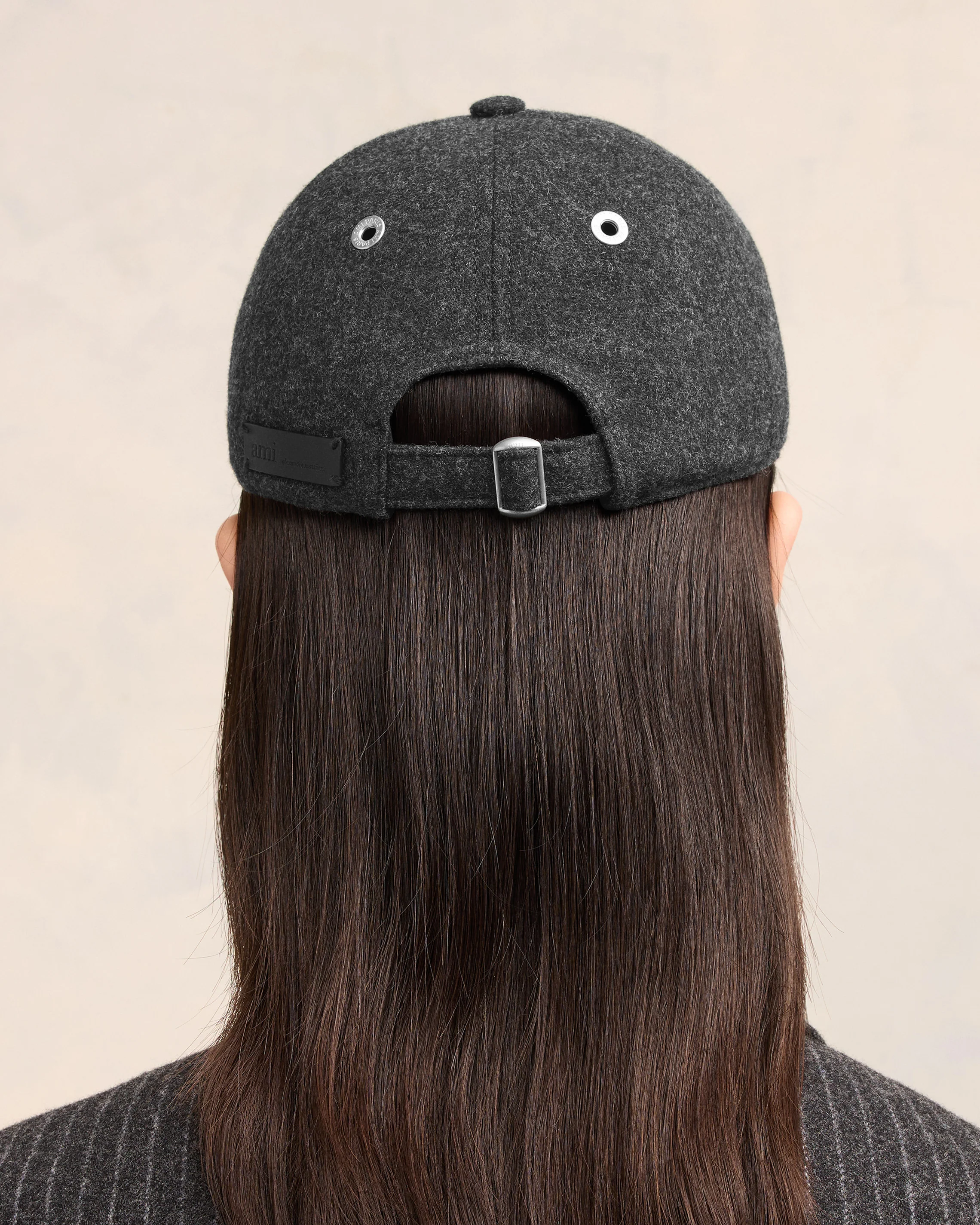 Ami Alexandre Mattiussi Leather Patch Cap